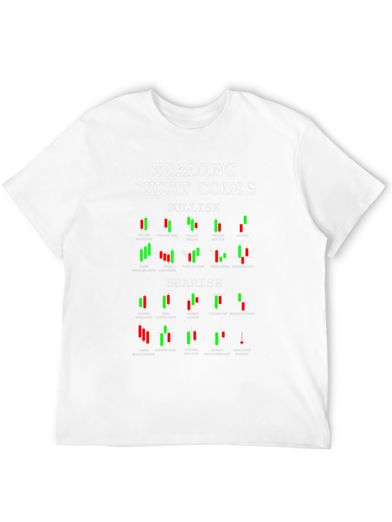 Trading Cheat Codes Black Graphic T-Shirt