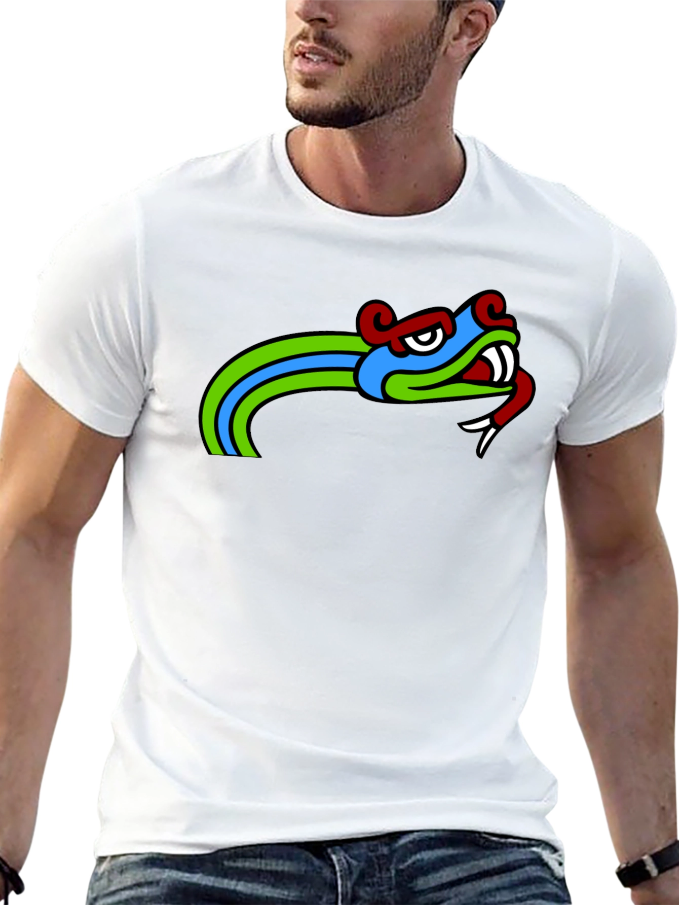 Quetzalcoatl Tee - Aztec Serpent God Graphic T-Shirt