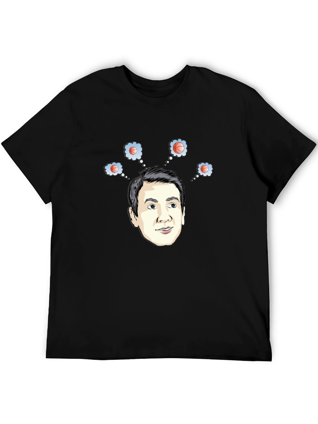 Basketball Dreams T-Shirt - Funny Cartoon Tee