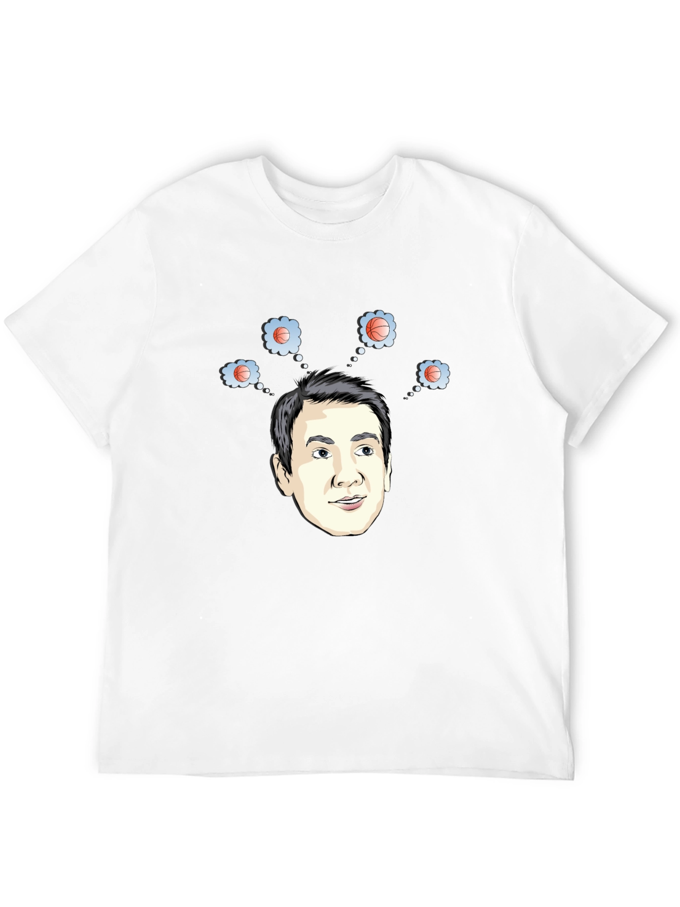Basketball Dreams T-Shirt - Funny Cartoon Tee