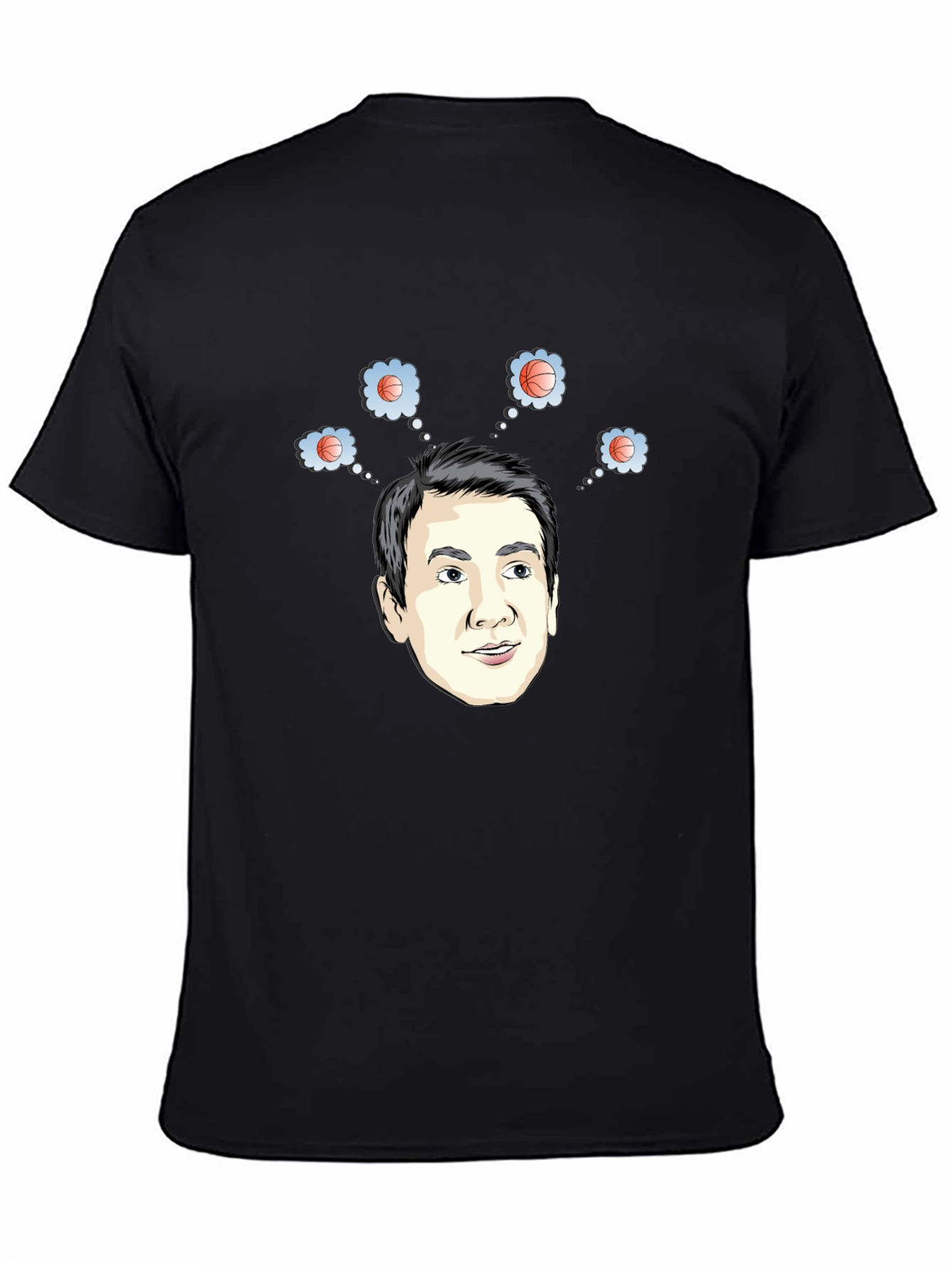 Basketball Dreams T-Shirt - Funny Cartoon Tee