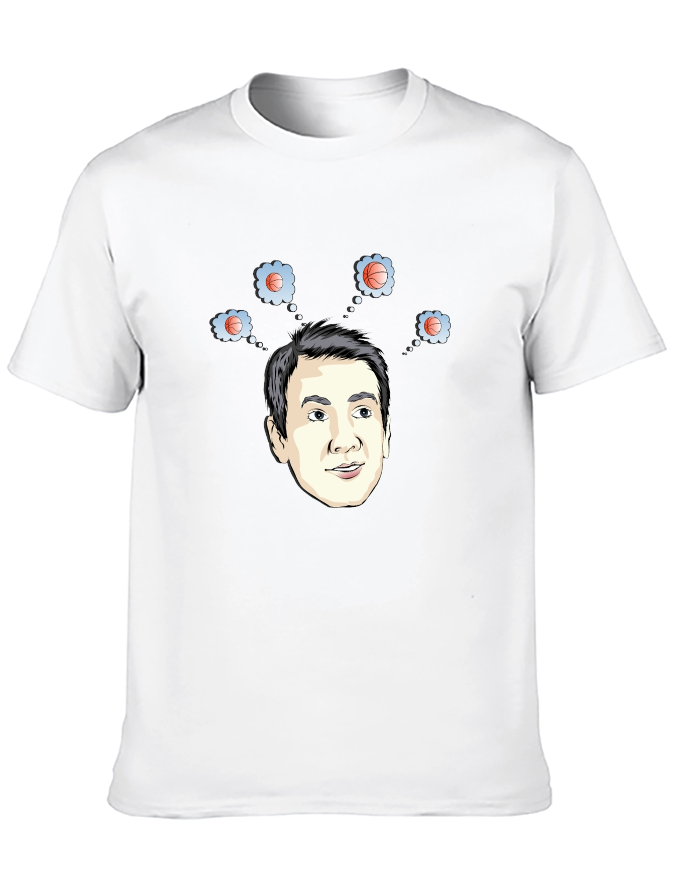 Basketball Dreams T-Shirt - Funny Cartoon Tee