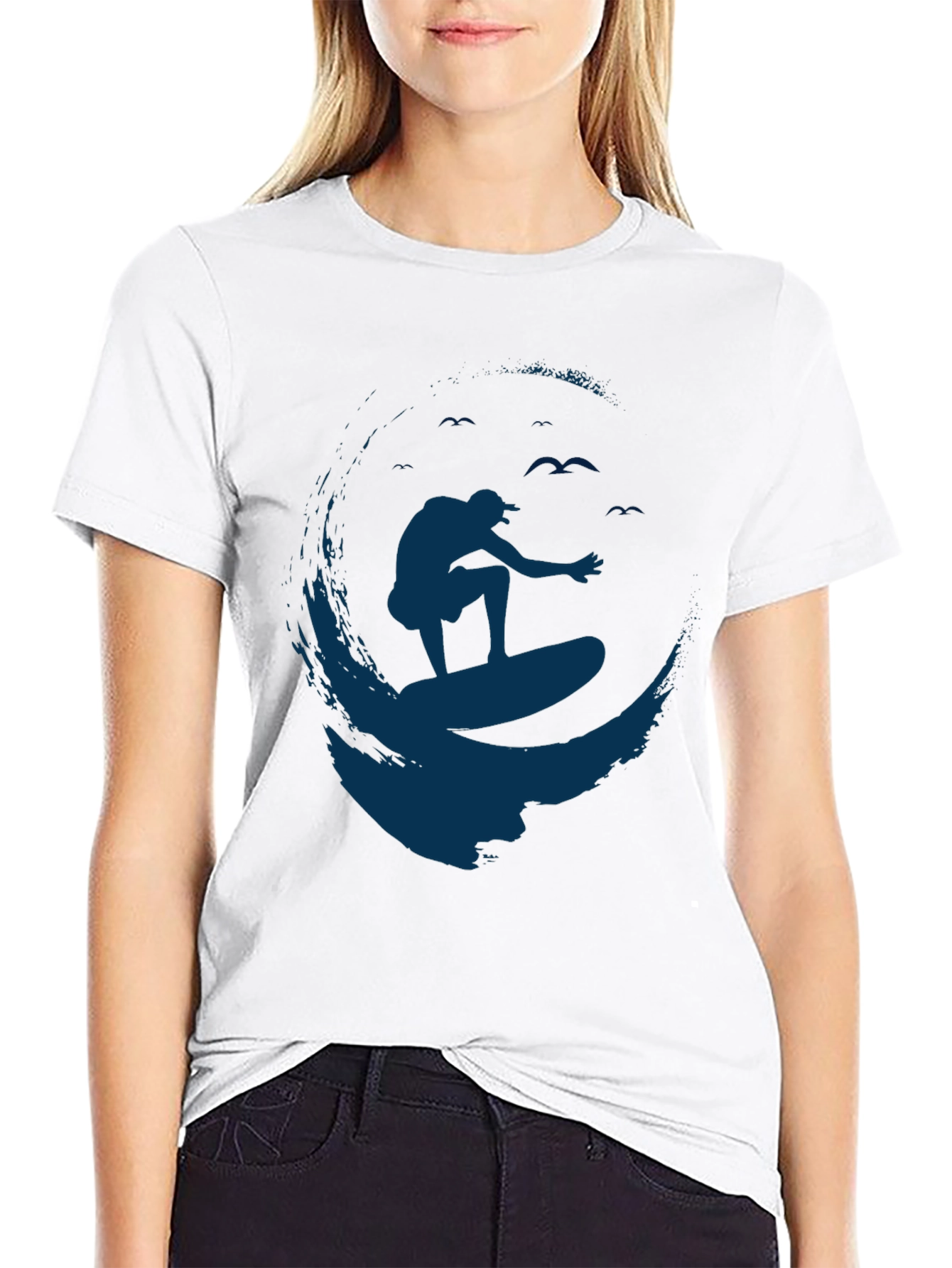 Surfer Graphic Tee - Black
