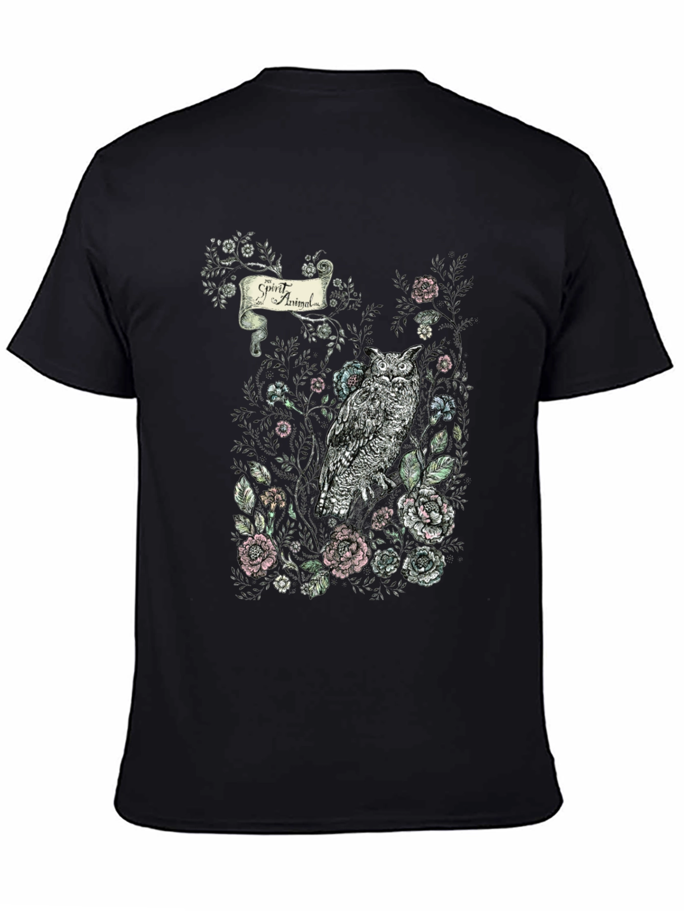 Owl Spirit Animal Graphic T-Shirt | Stylish Nature Tee