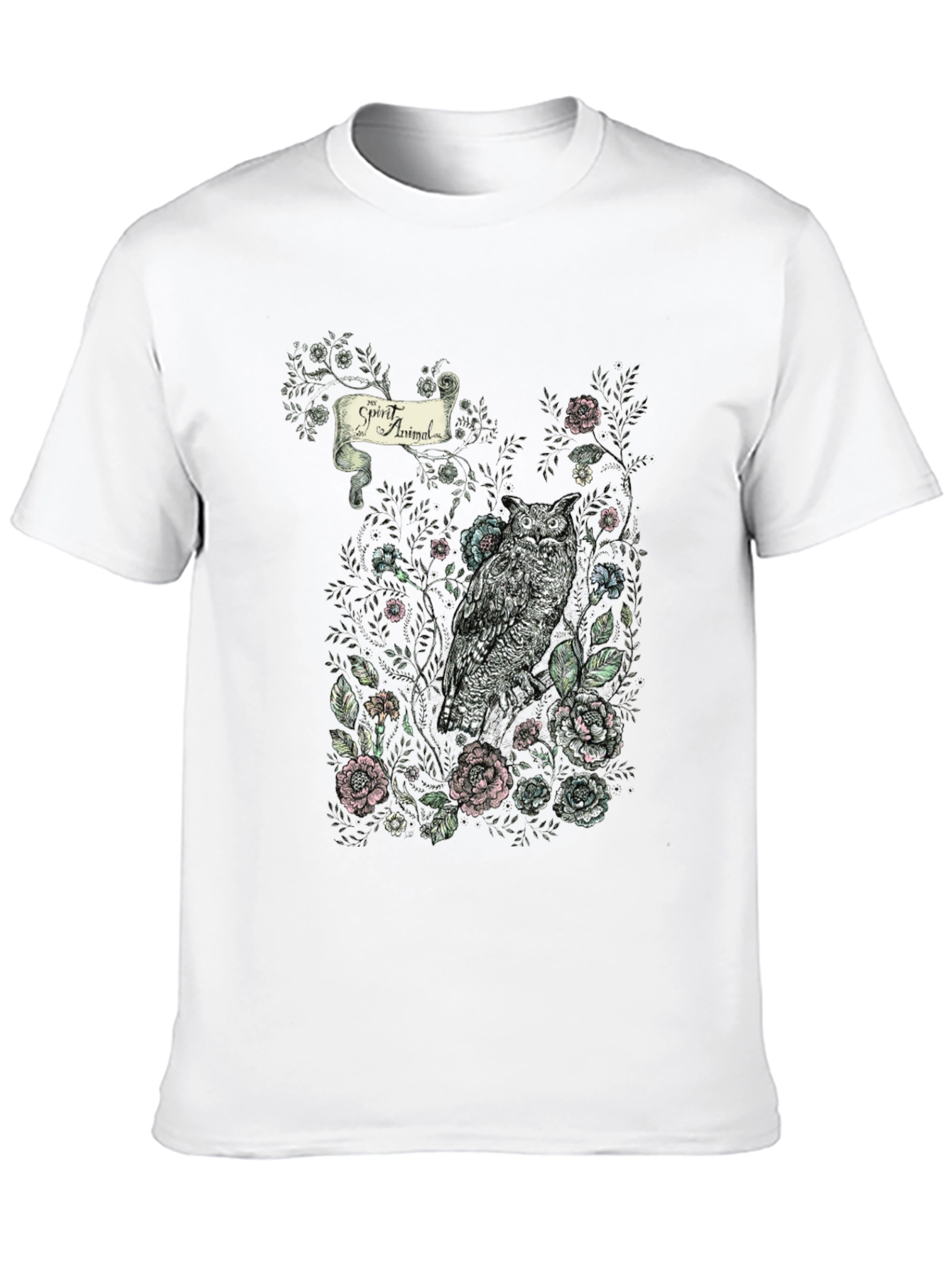 Owl Spirit Animal Graphic T-Shirt | Stylish Nature Tee