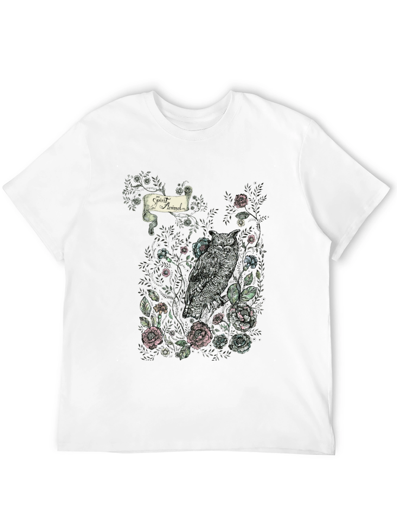 Owl Spirit Animal Graphic T-Shirt | Stylish Nature Tee
