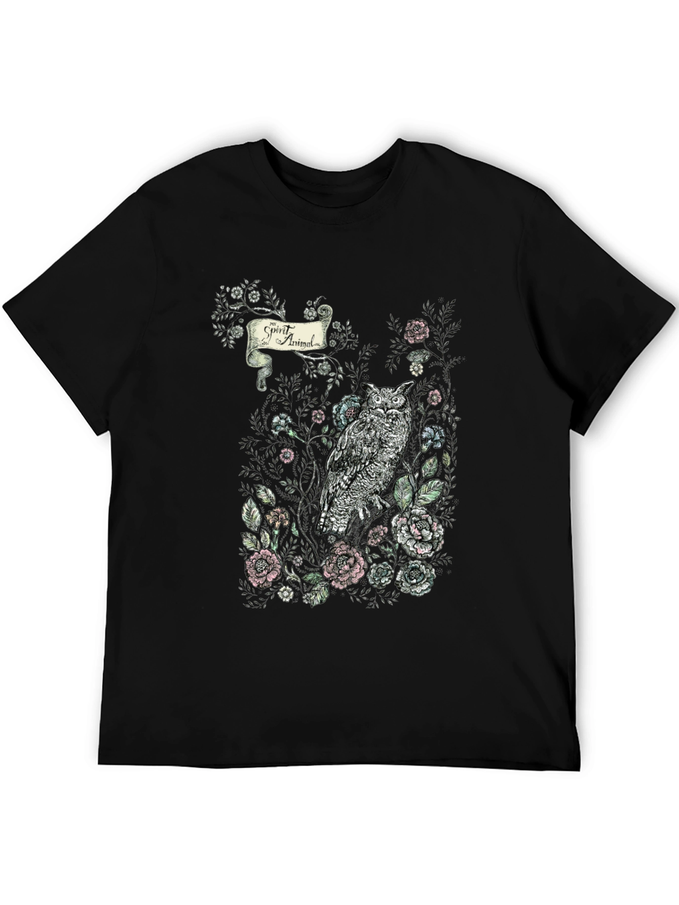 Owl Spirit Animal Graphic T-Shirt | Stylish Nature Tee