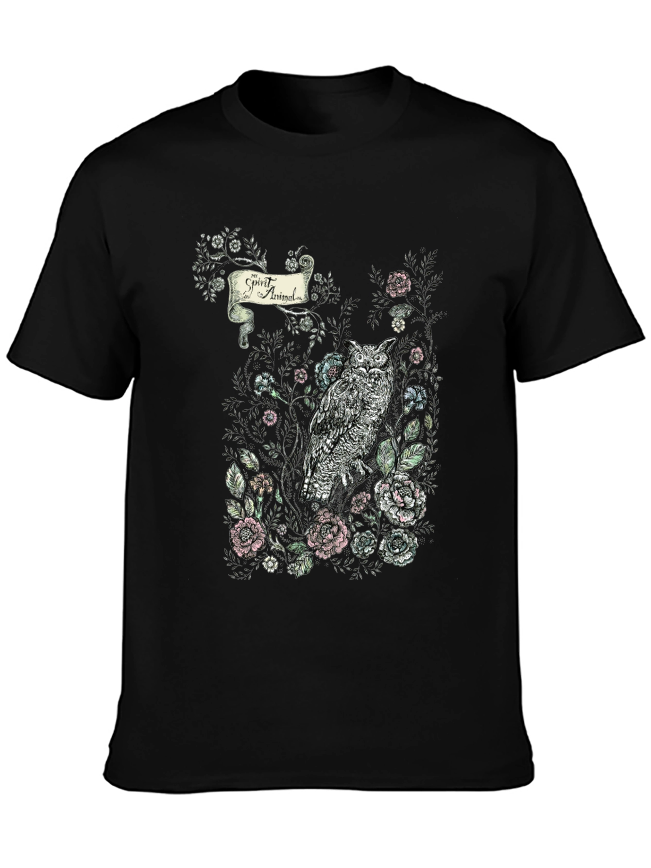 Owl Spirit Animal Graphic T-Shirt | Stylish Nature Tee