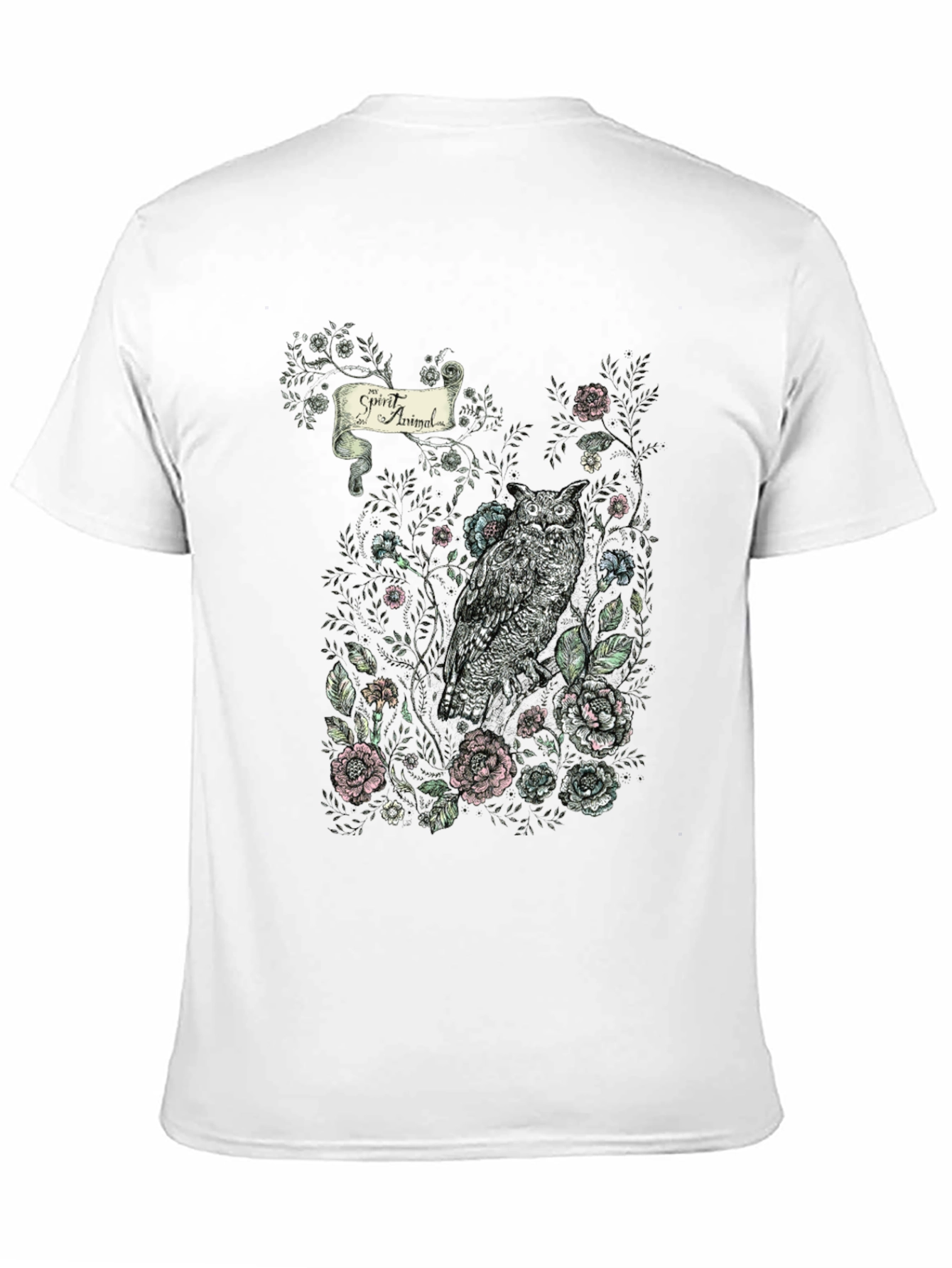 Owl Spirit Animal Graphic T-Shirt | Stylish Nature Tee