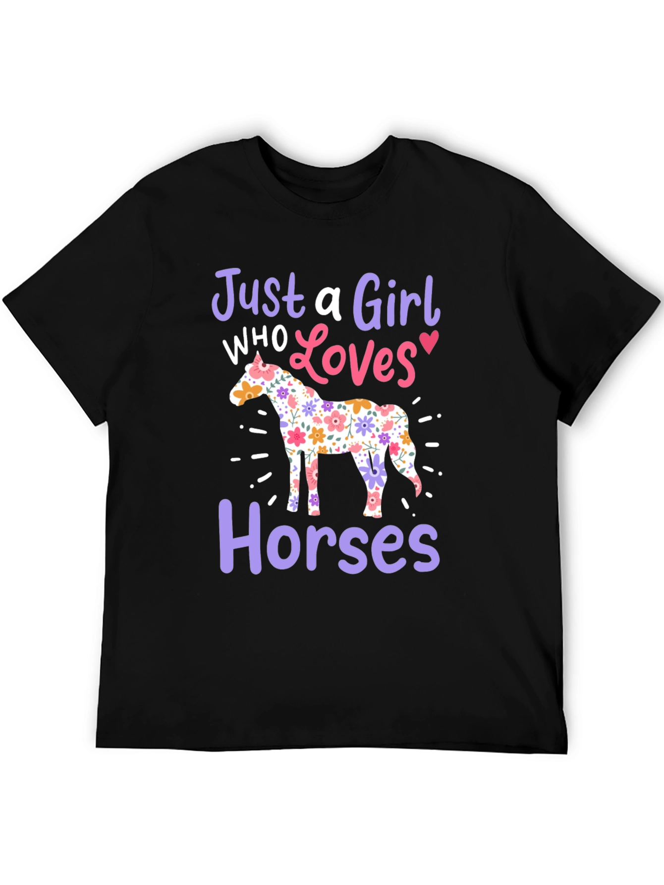 Just A Girl Who Loves Horses T-Shirt