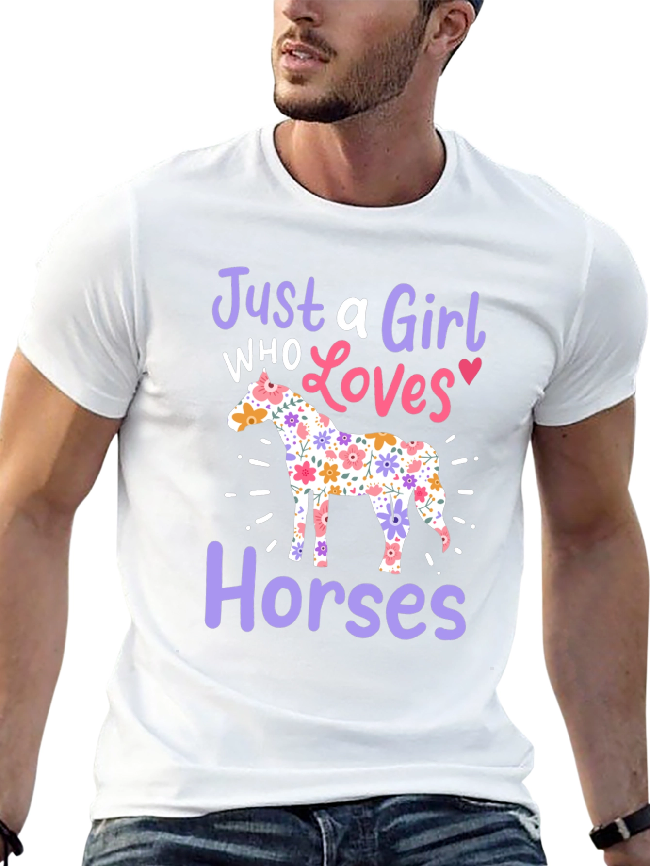 Just A Girl Who Loves Horses T-Shirt