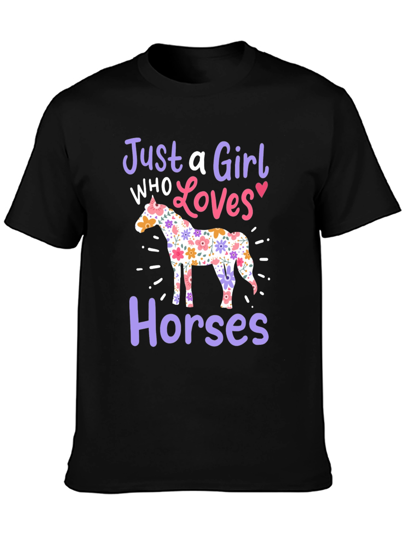 Just A Girl Who Loves Horses T-Shirt