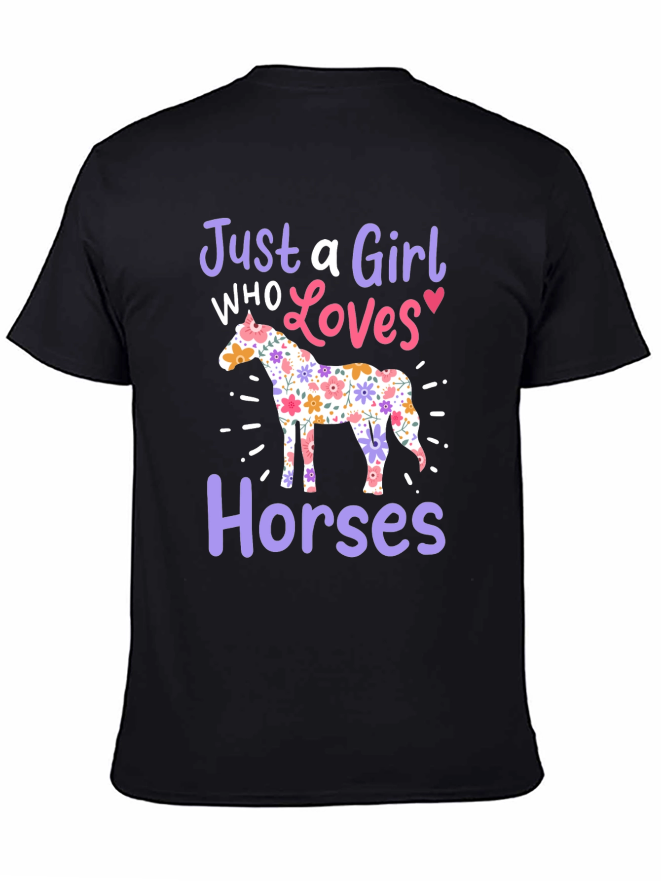 Just A Girl Who Loves Horses T-Shirt