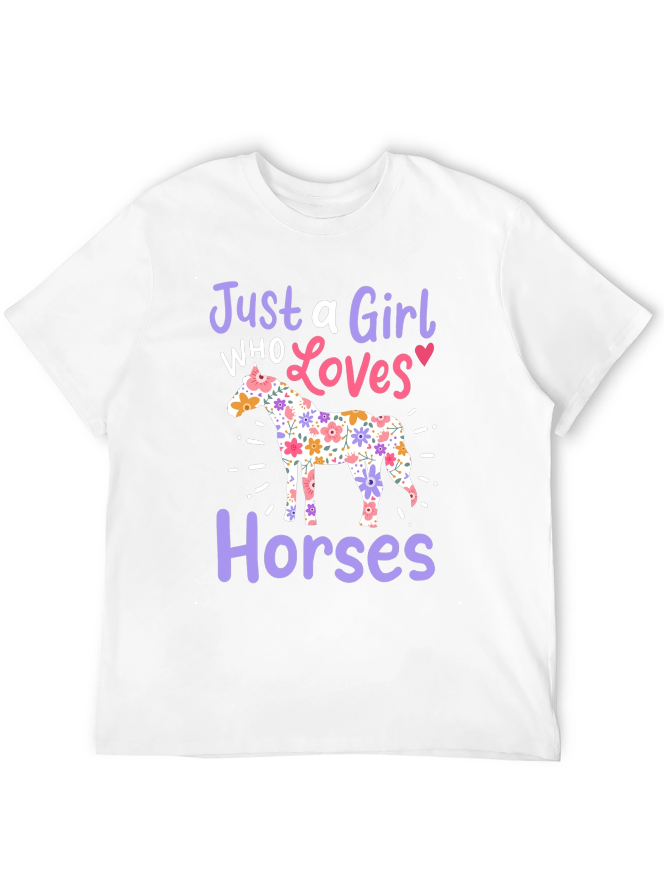 Just A Girl Who Loves Horses T-Shirt
