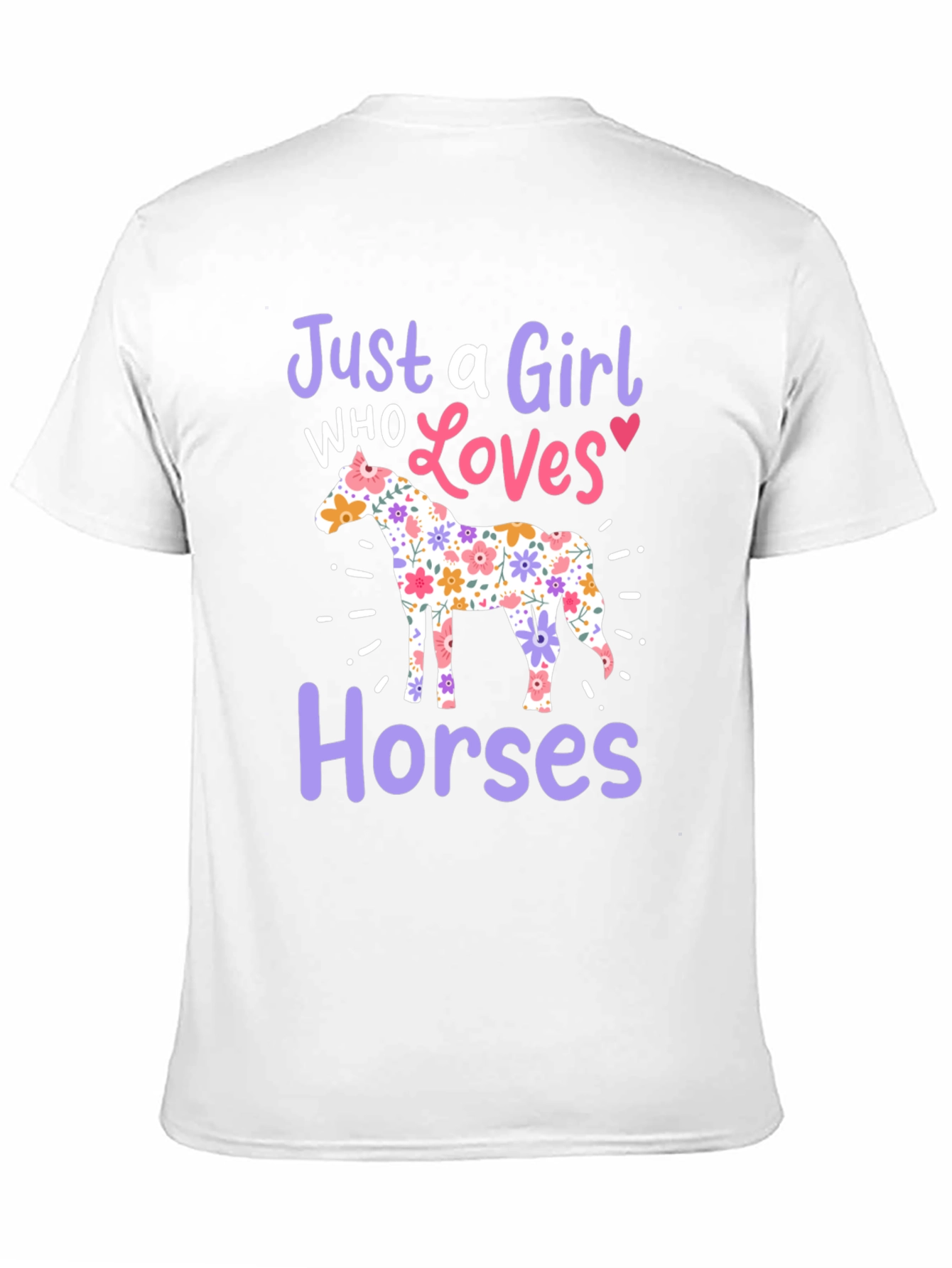 Just A Girl Who Loves Horses T-Shirt