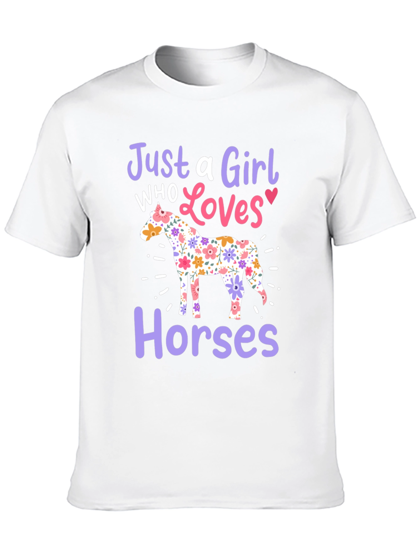 Just A Girl Who Loves Horses T-Shirt