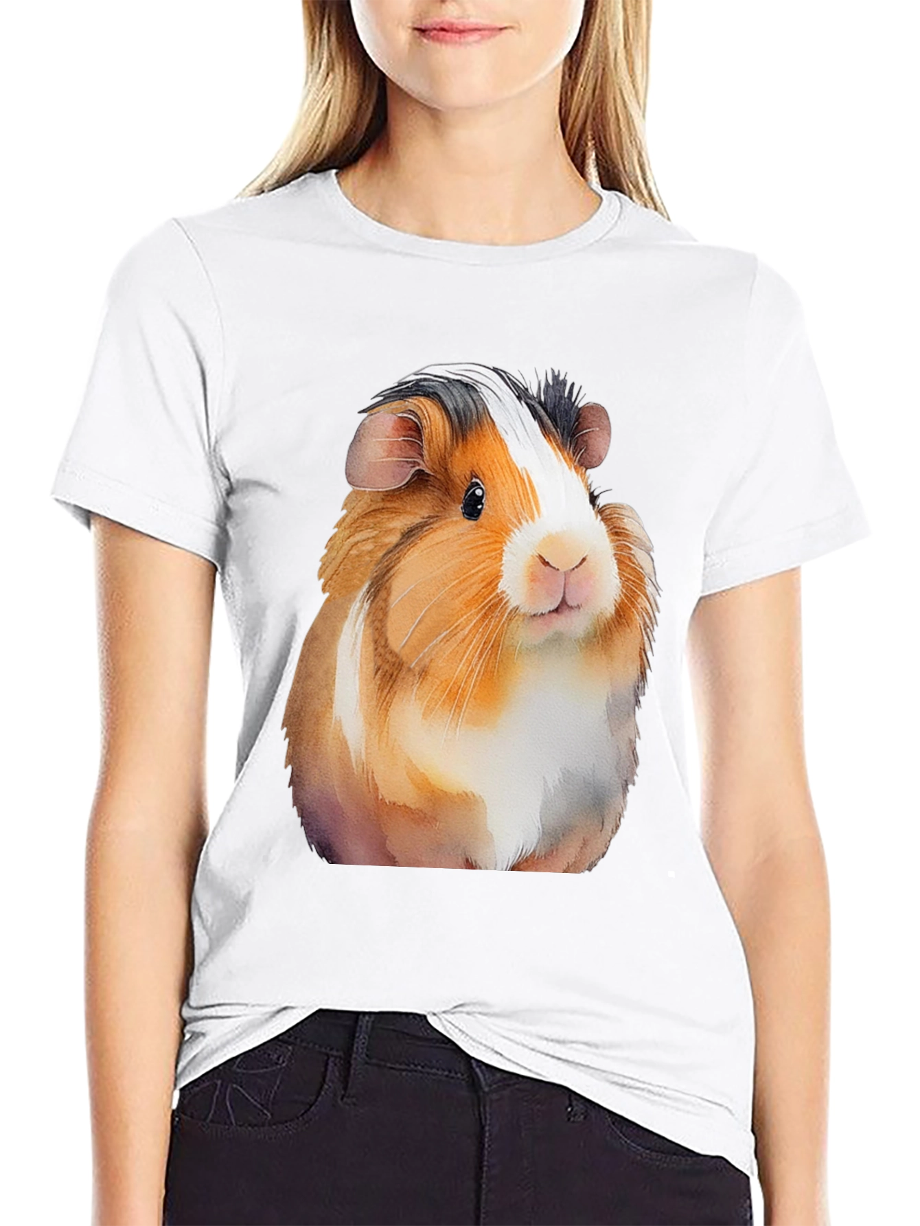 Guinea Pig Graphic T-Shirt - Mens Black Tee