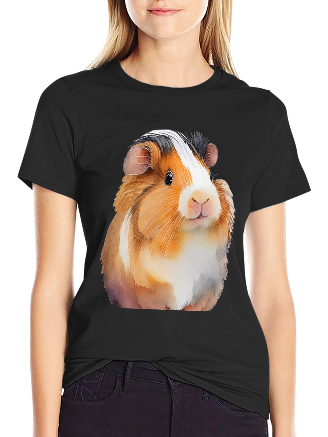 Guinea Pig Graphic T-Shirt - Mens Black Tee