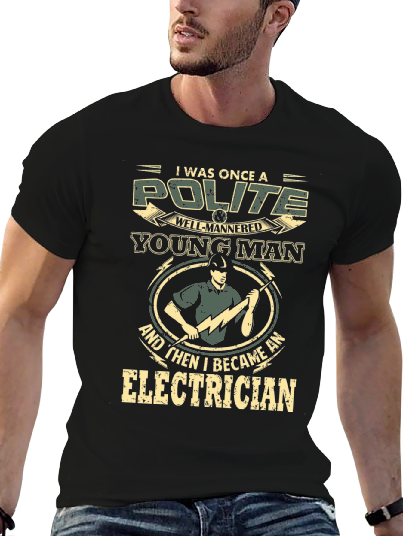 Polite Young Man Electrician T-Shirt