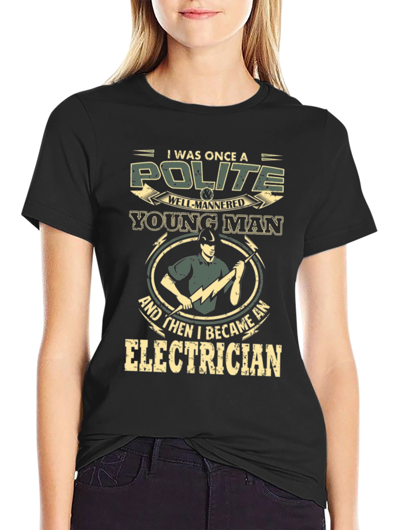 Polite Young Man Electrician T-Shirt