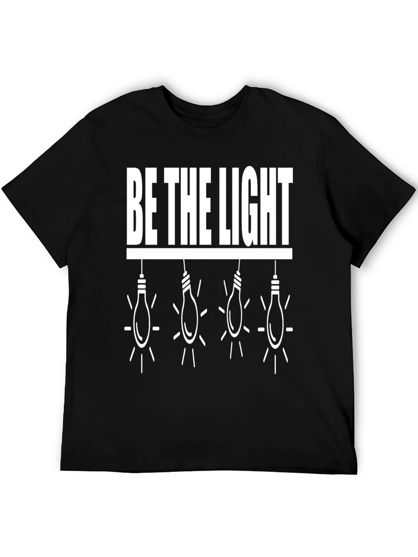 Be The Light Graphic T-Shirt - Black