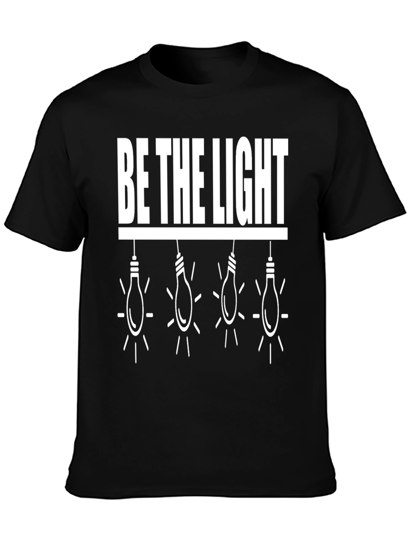 Be The Light Graphic T-Shirt - Black