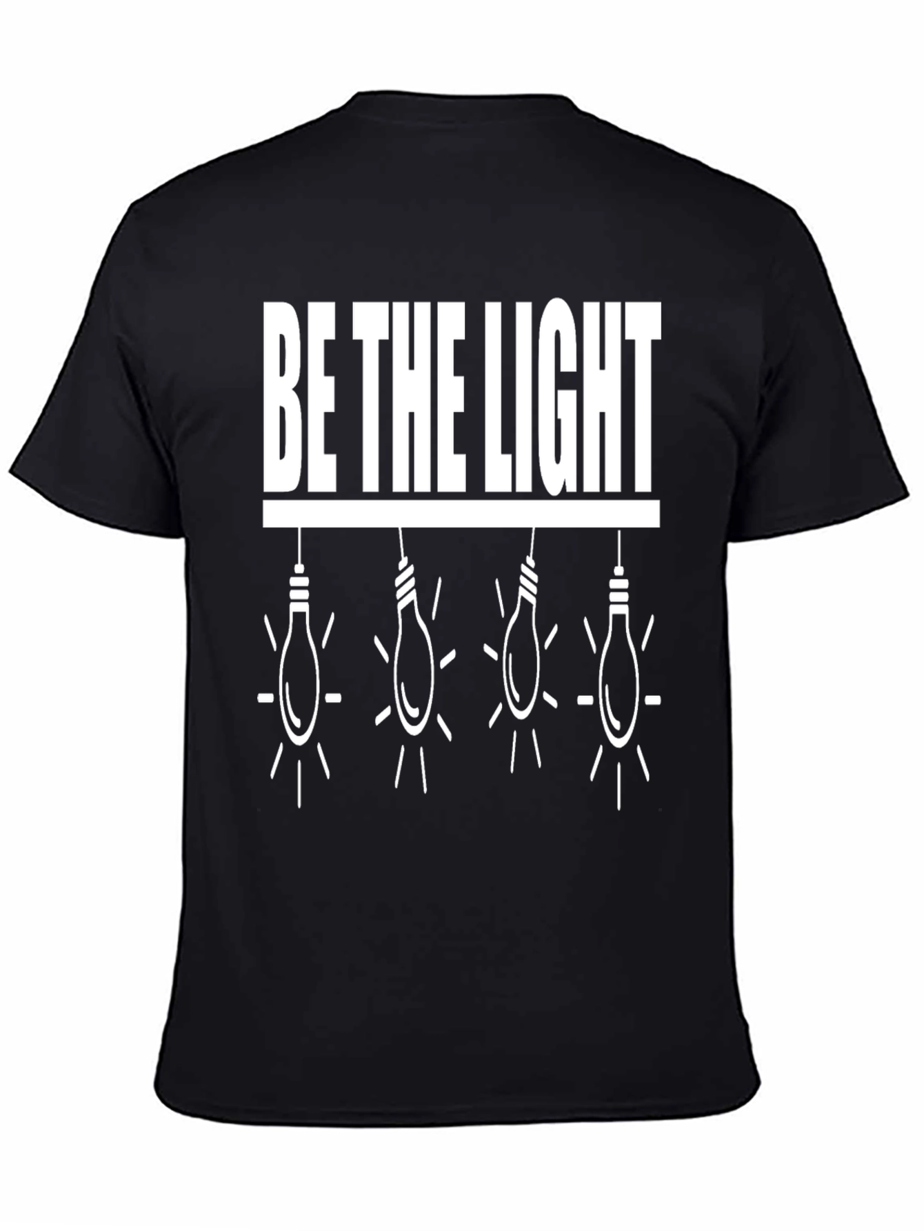 Be The Light Graphic T-Shirt - Black