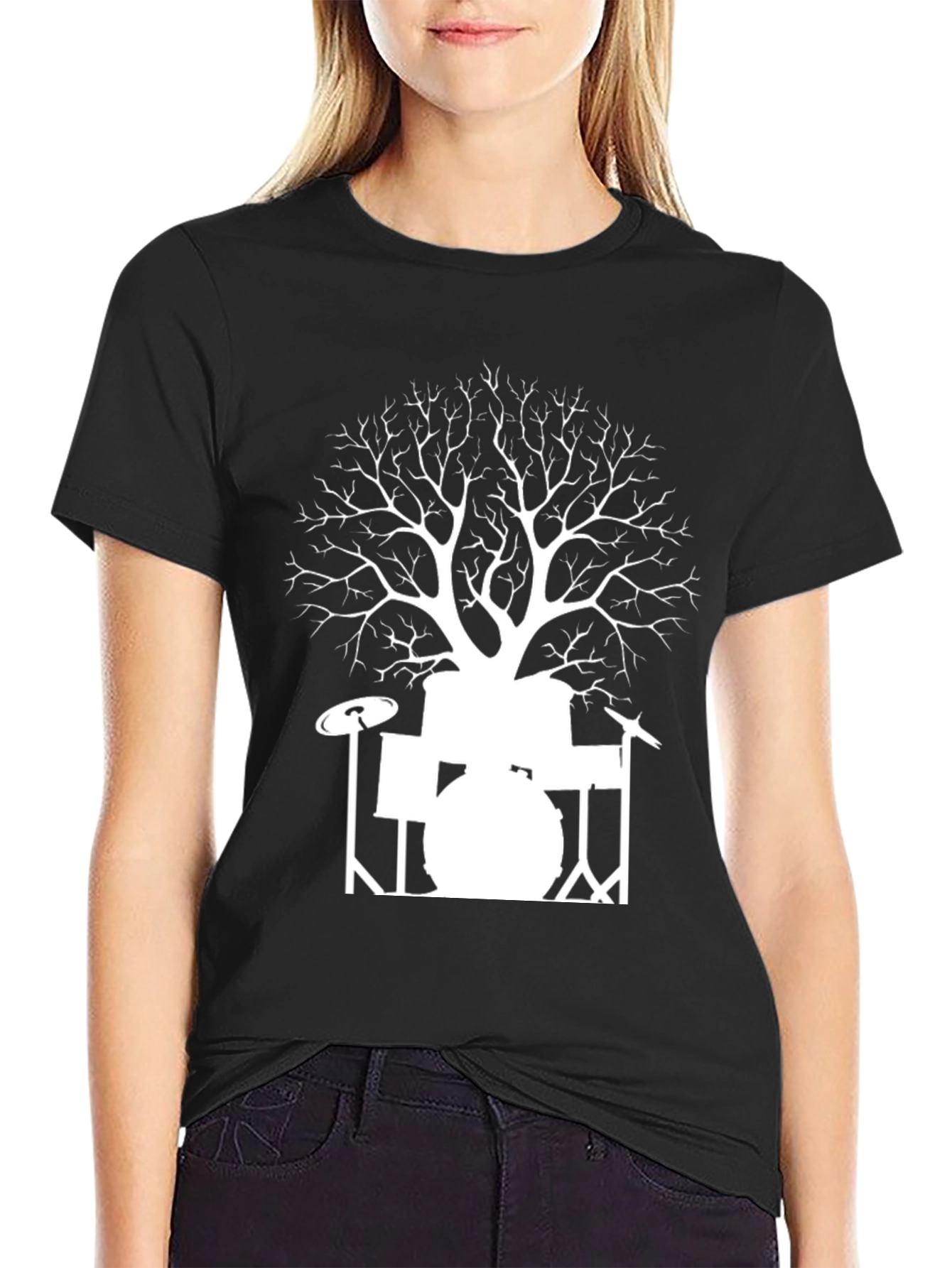 Tree Drums Graphic Tee - Band T-Shirt