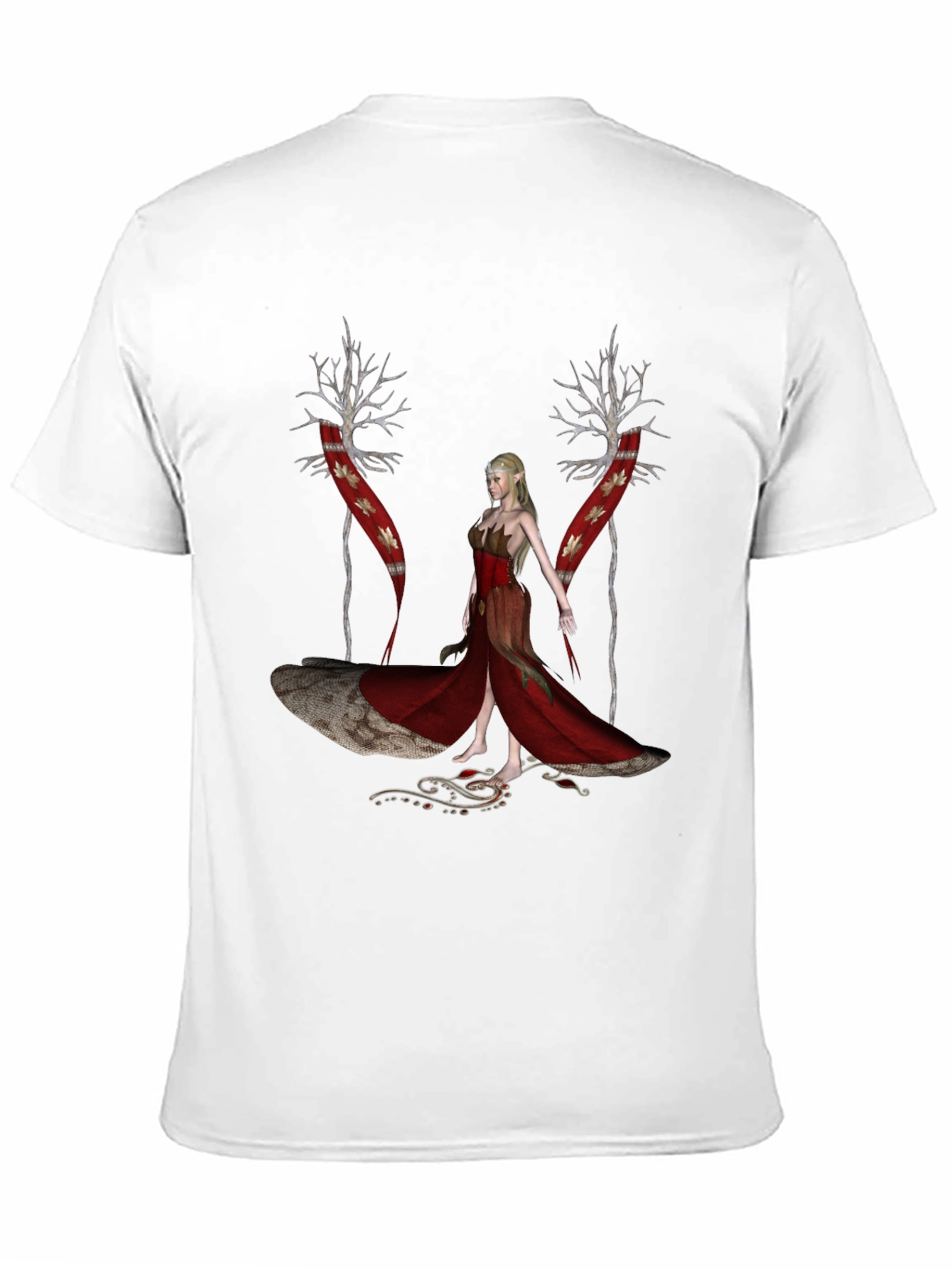 Elf Maiden Graphic Print Tee