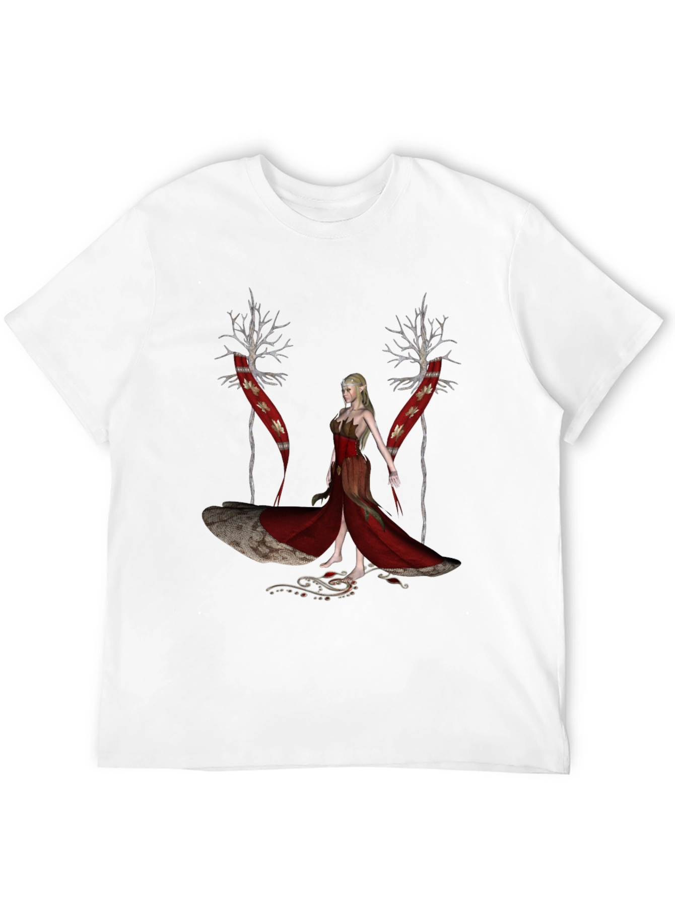 Elf Maiden Graphic Print Tee