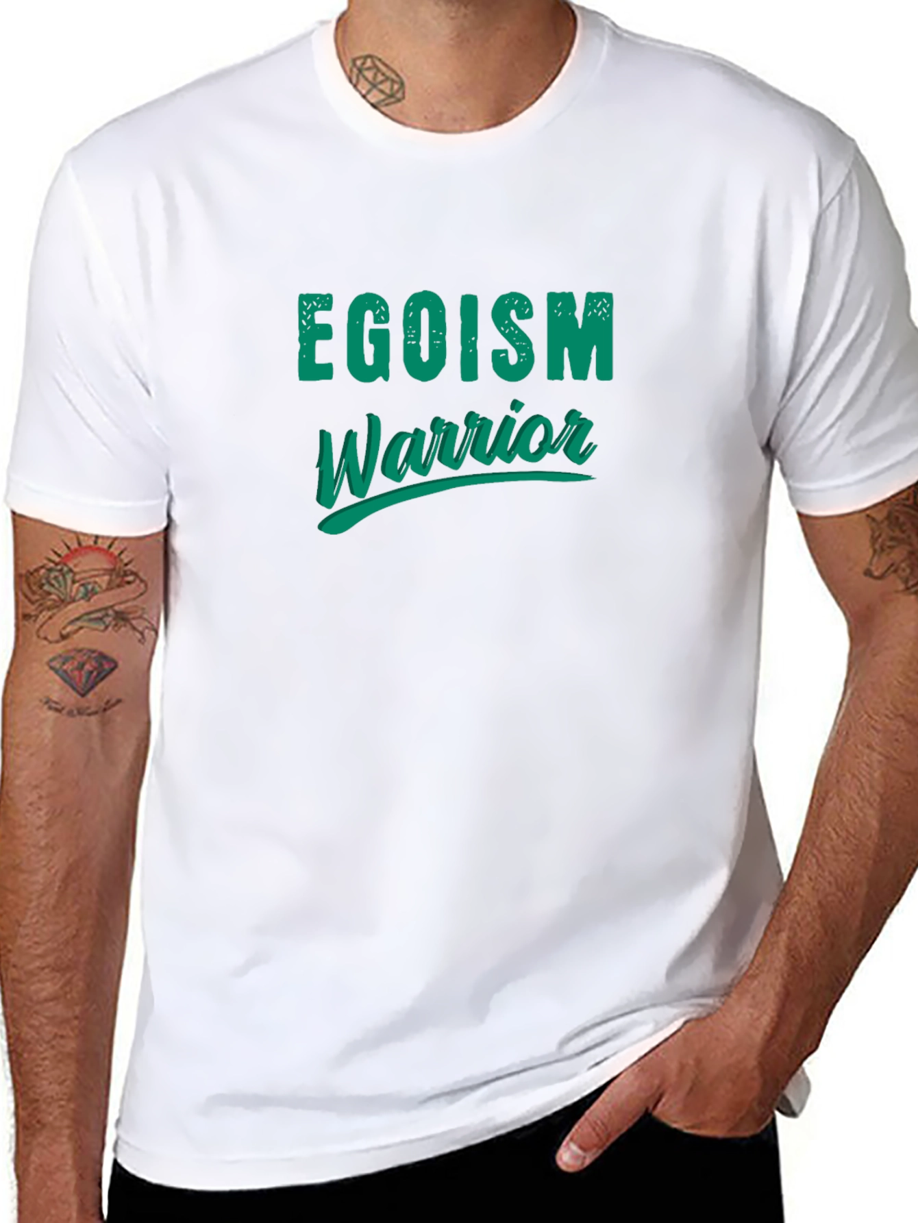 Egoism Warrior Graphic T-Shirt