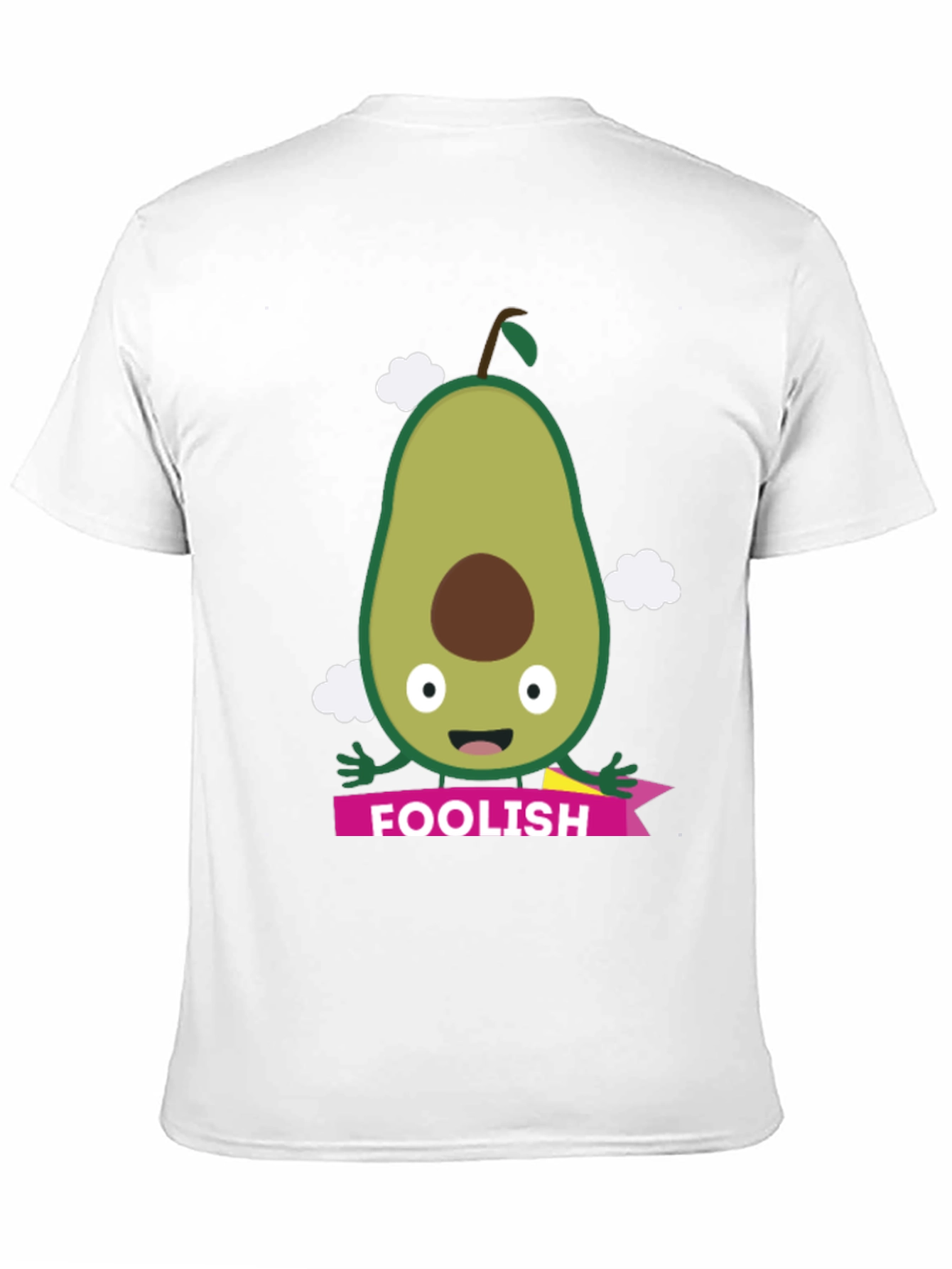 Foolish Avocado Graphic Tee - Black Cotton T-Shirt