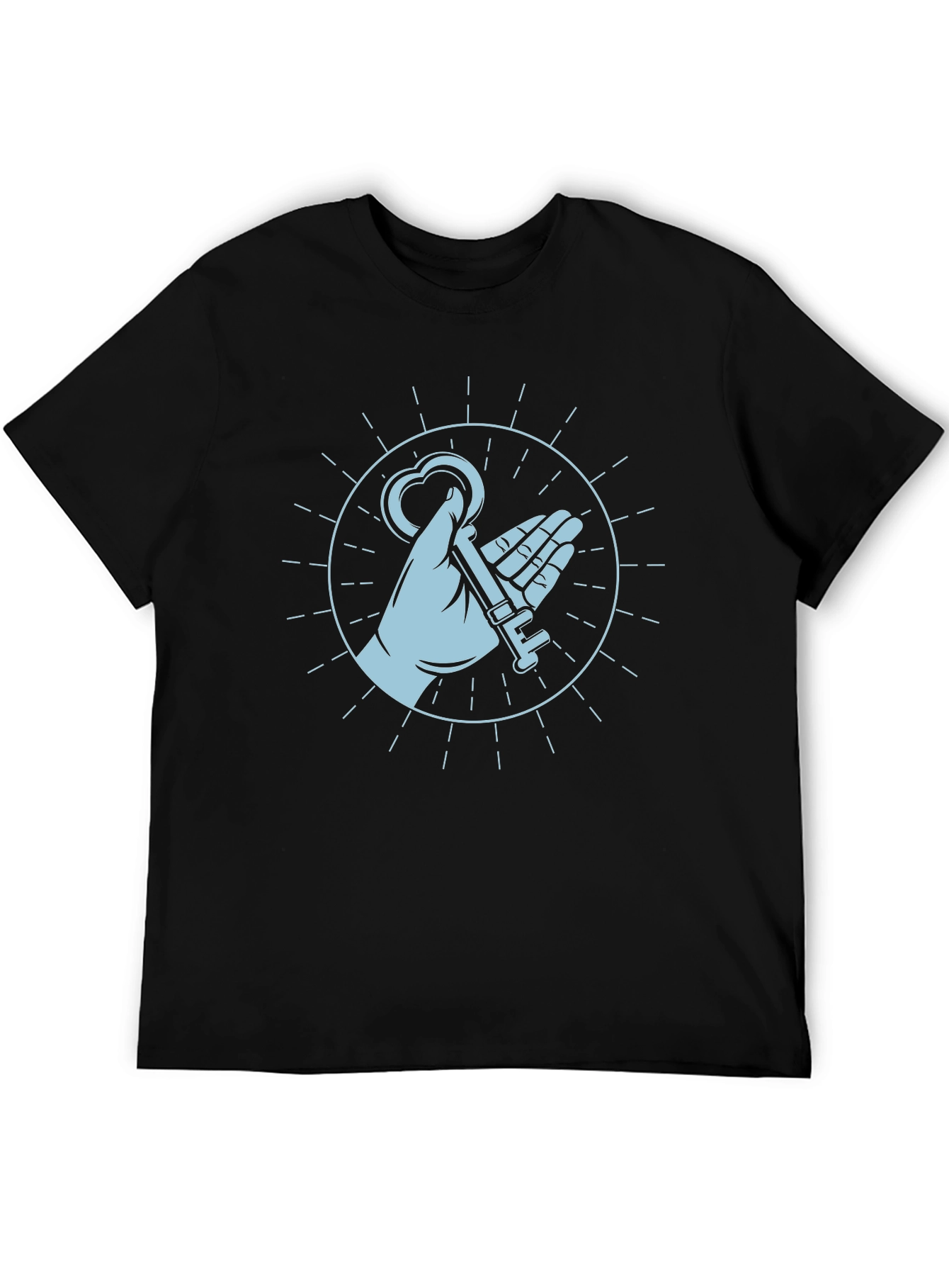 Key to My Heart Graphic Tee - Black
