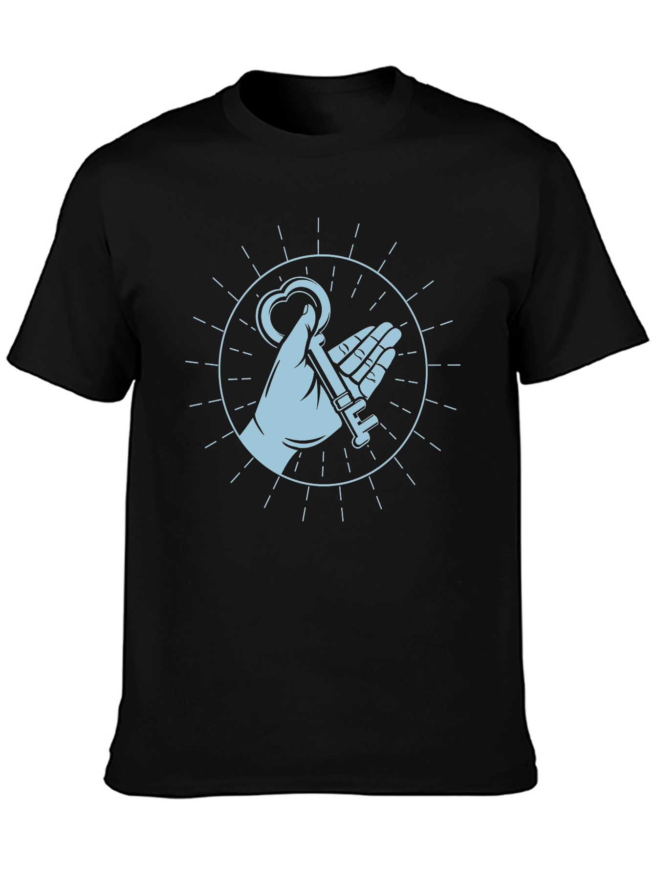 Key to My Heart Graphic Tee - Black