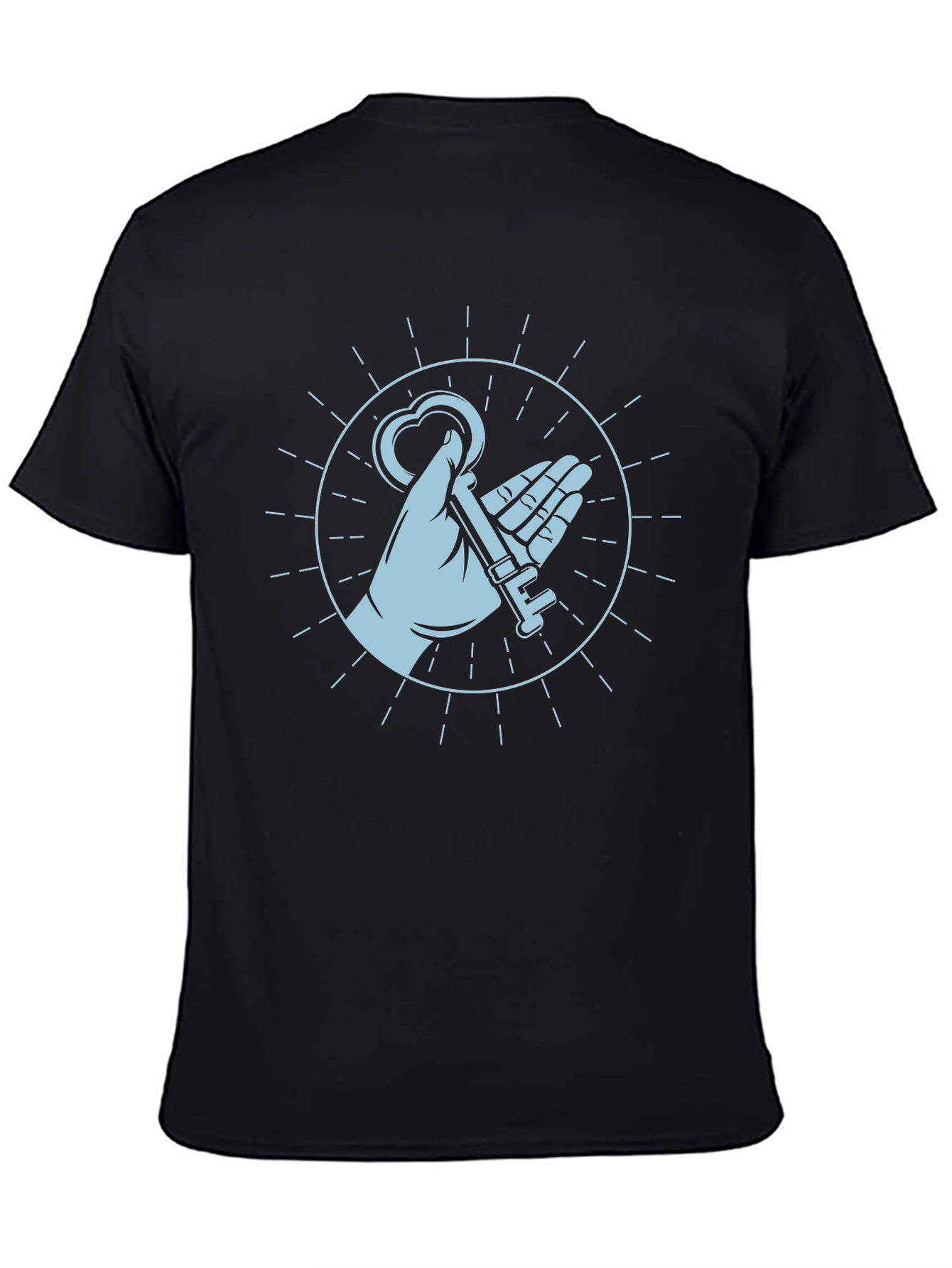 Key to My Heart Graphic Tee - Black
