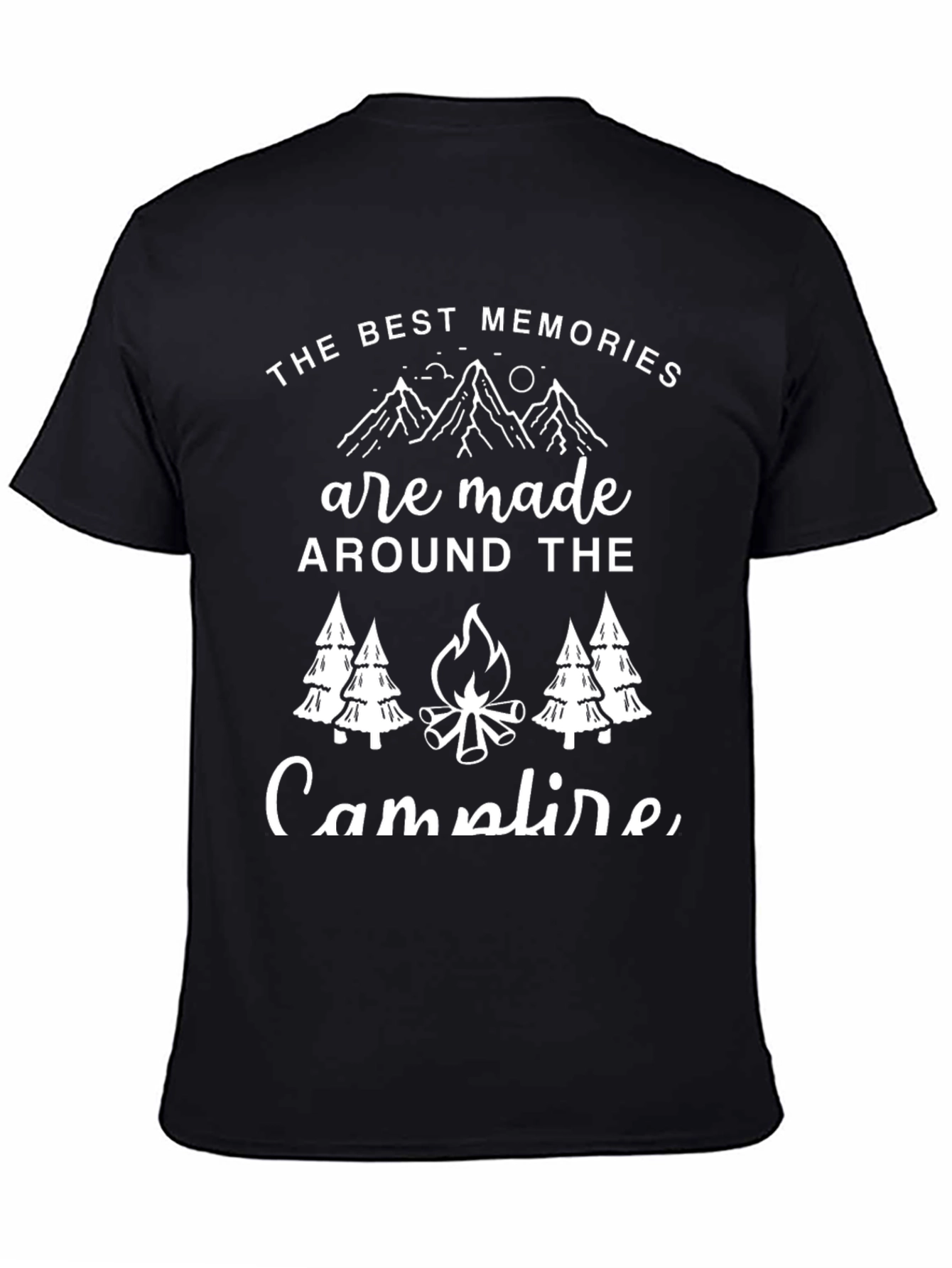 Campfire Memories T-Shirt - Black