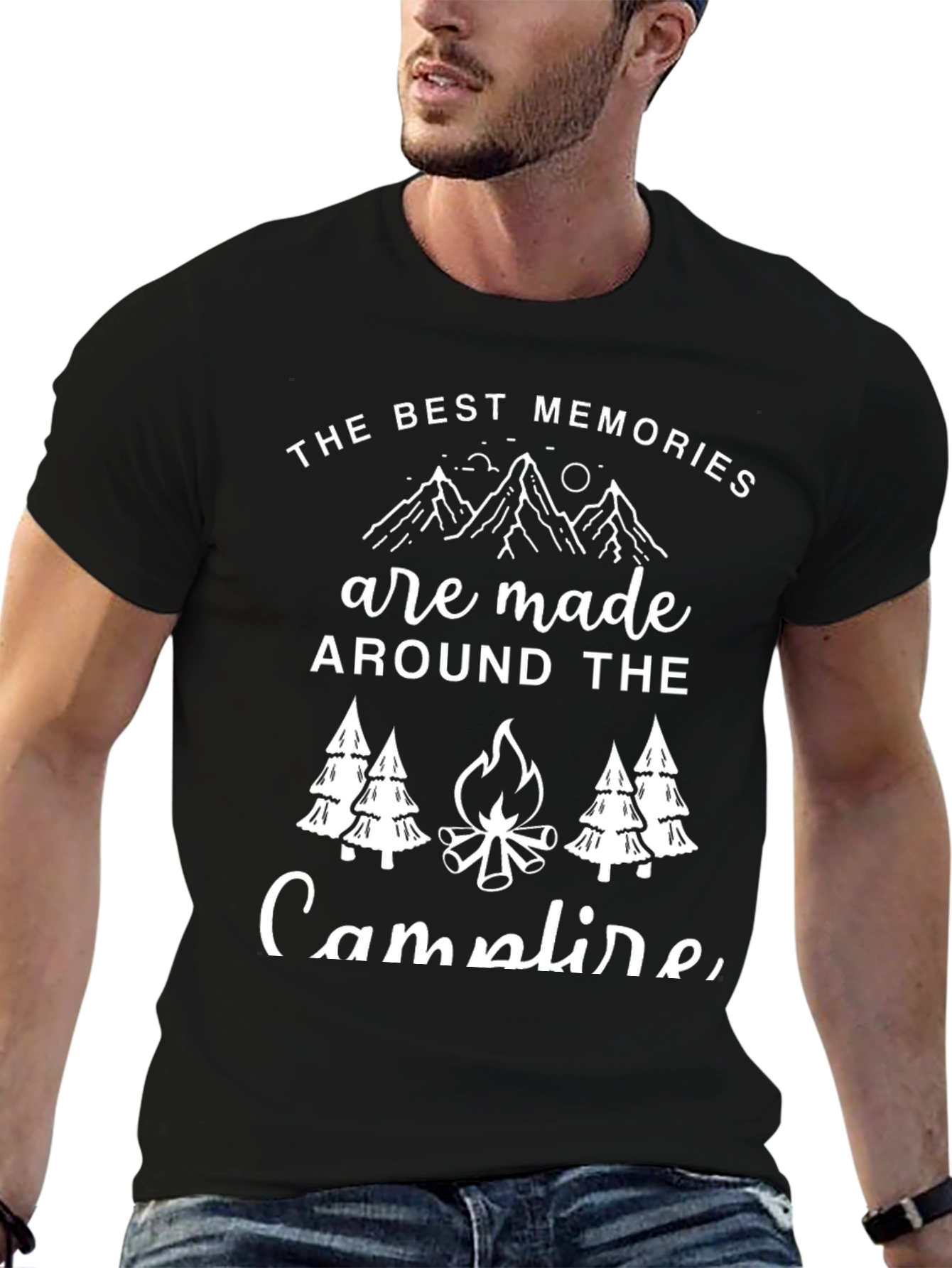 Campfire Memories T-Shirt - Black
