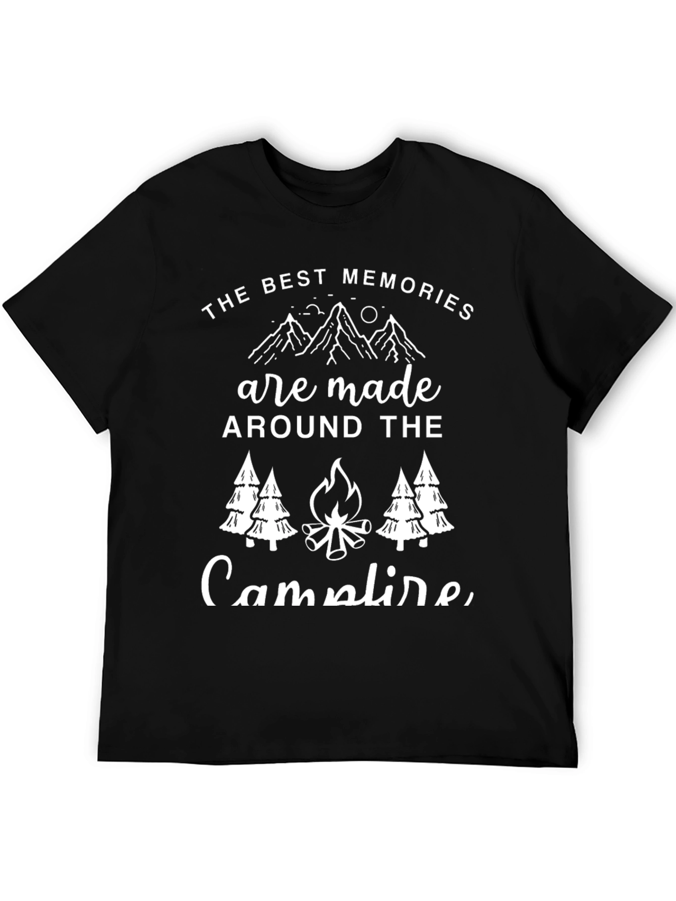 Campfire Memories T-Shirt - Black