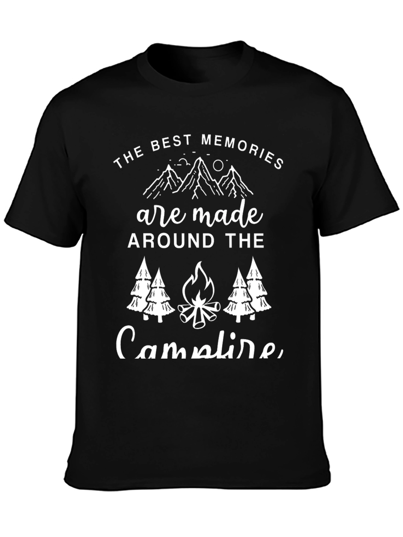 Campfire Memories T-Shirt - Black