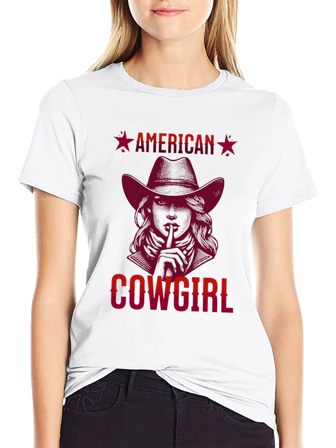 American Cowgirl Graphic Tee