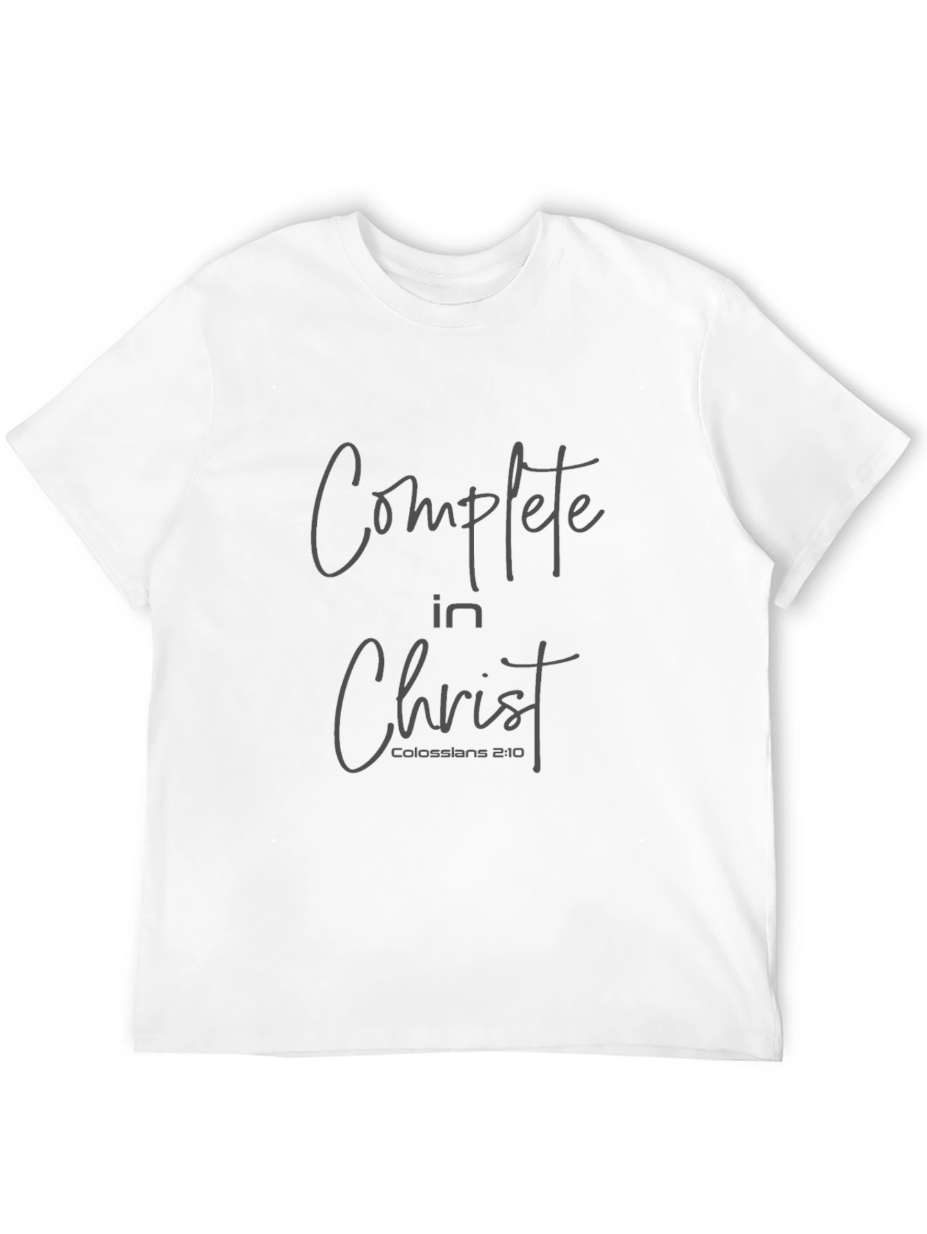 Complete in Christ Graphic Tee - Stylish Christian Apparel