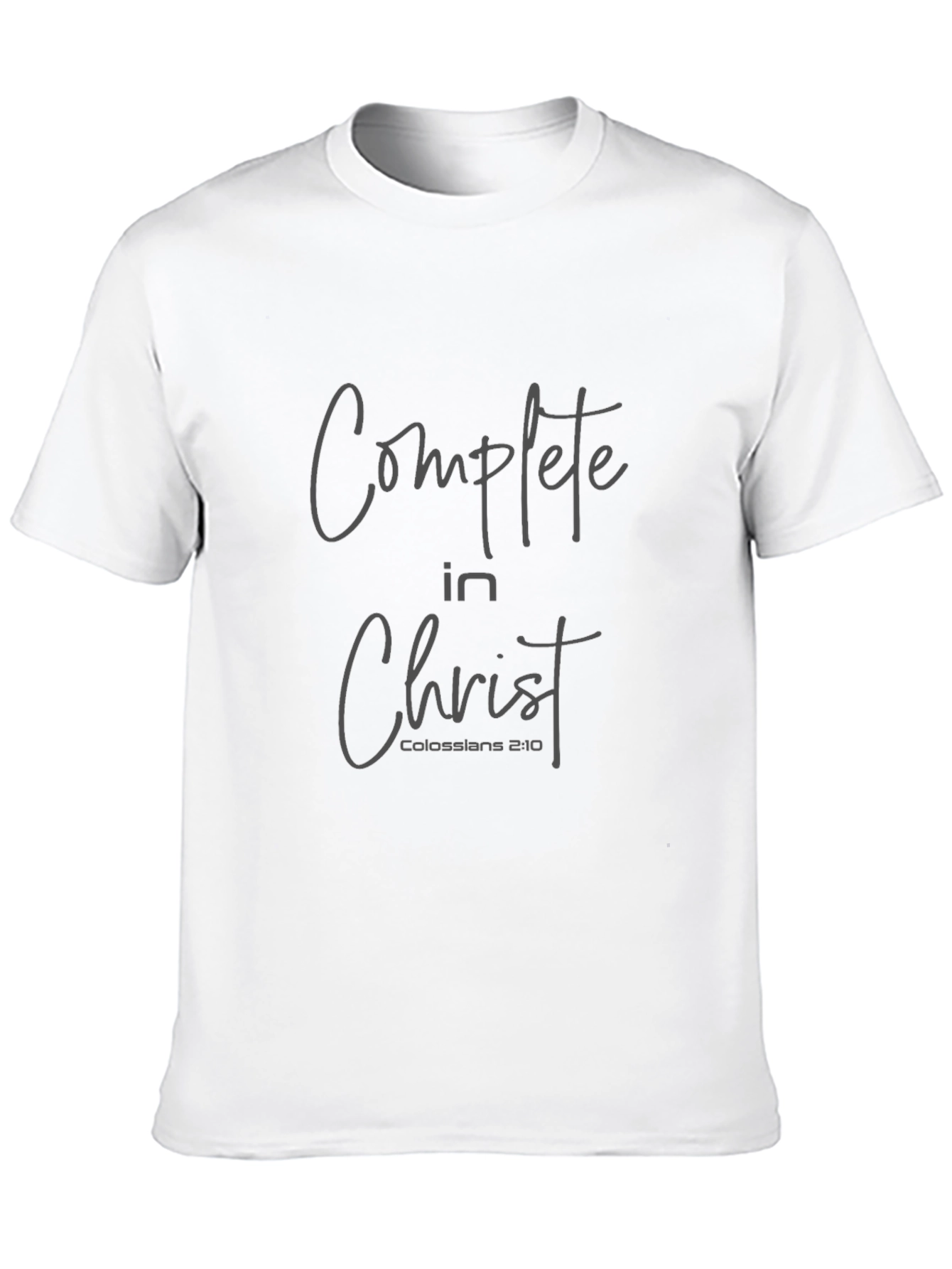 Complete in Christ Graphic Tee - Stylish Christian Apparel