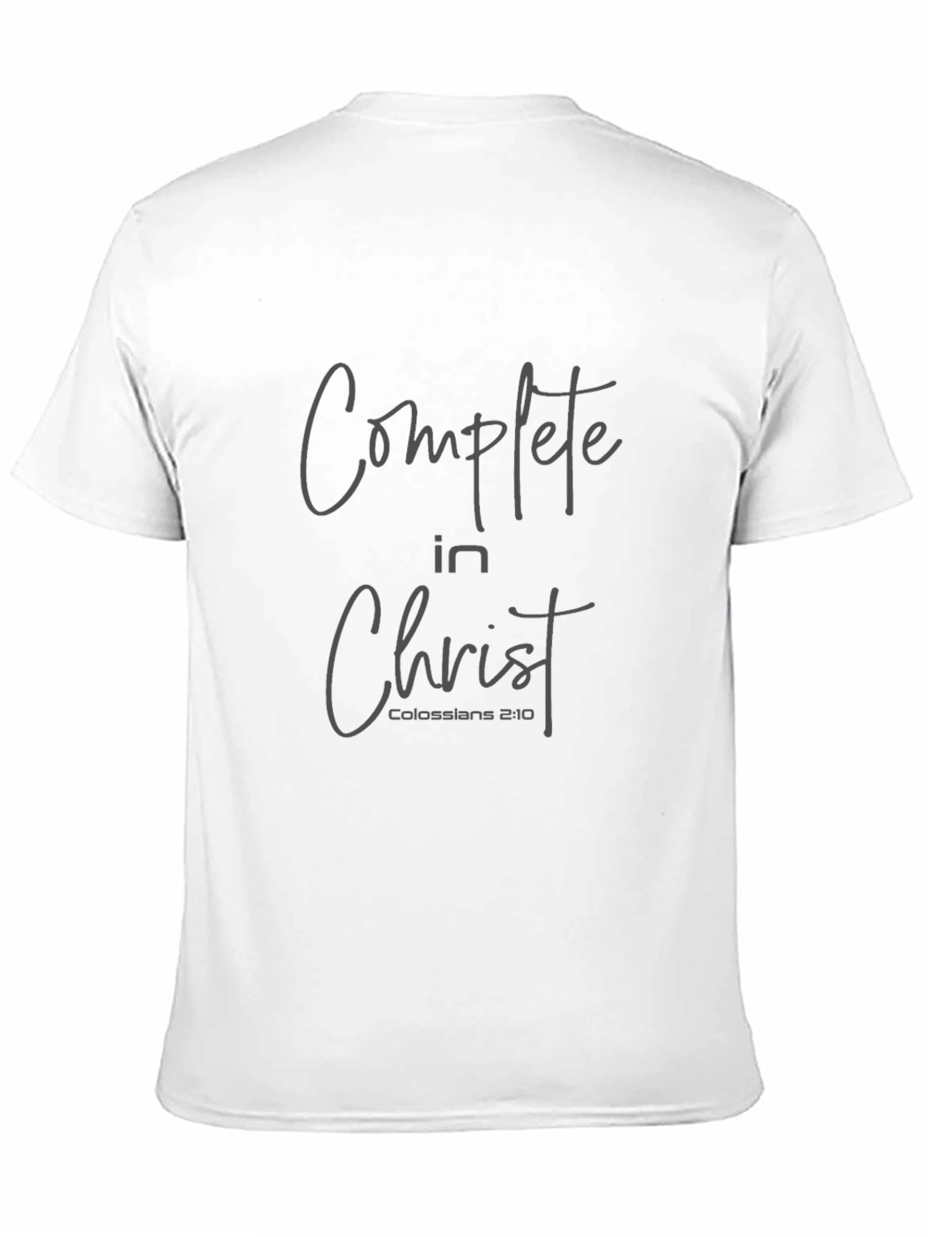 Complete in Christ Graphic Tee - Stylish Christian Apparel