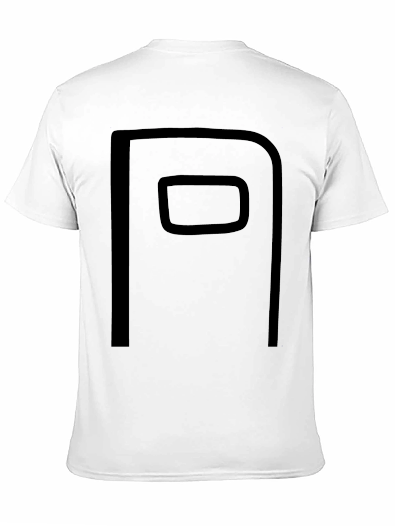 Minimalist Black T-Shirt with Graphic