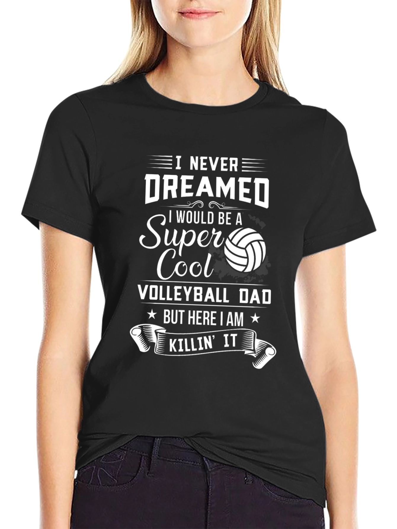 Super Cool Volleyball Dad T-Shirt