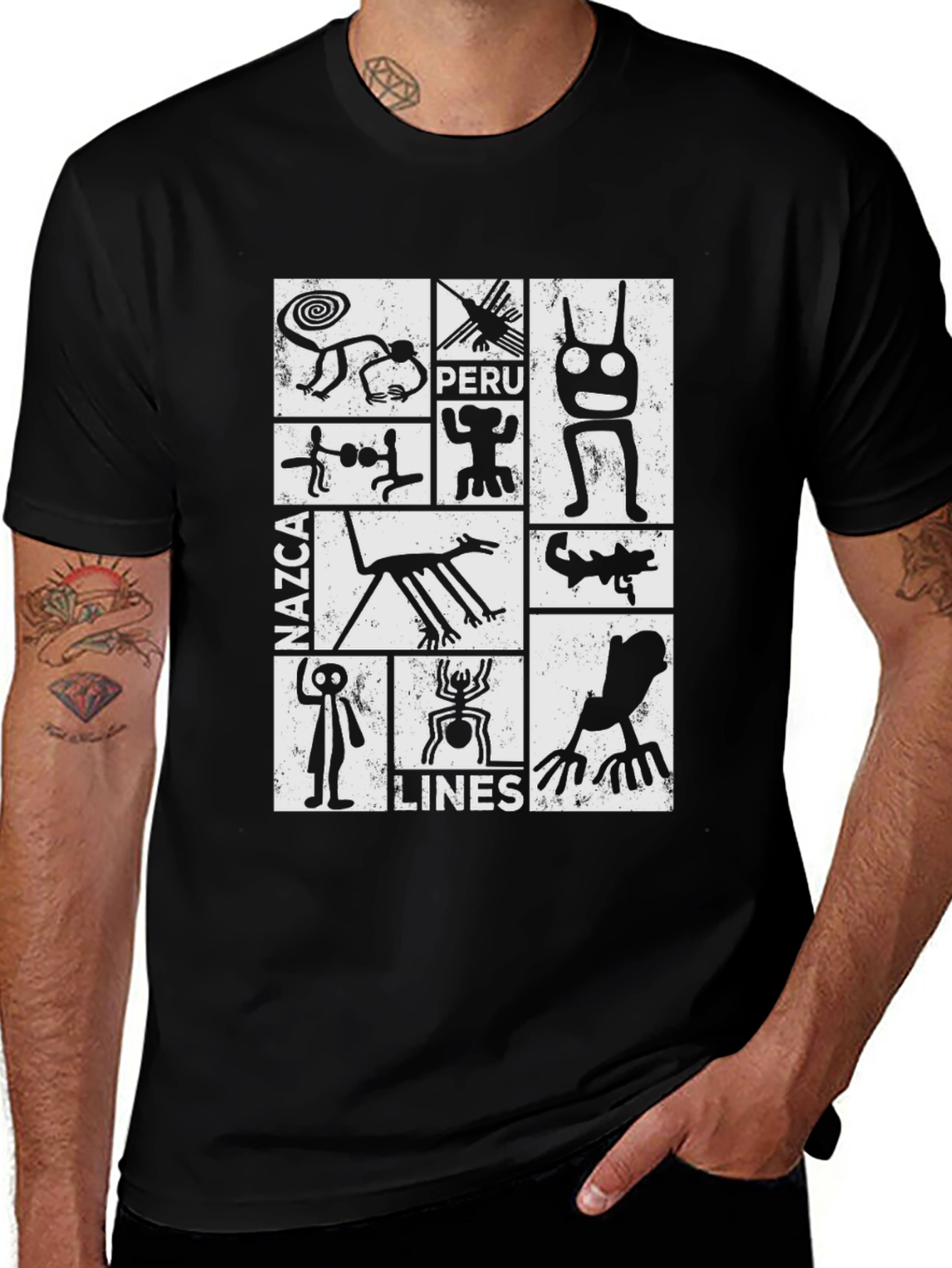 Nazca Lines Peru Graphic T-Shirt