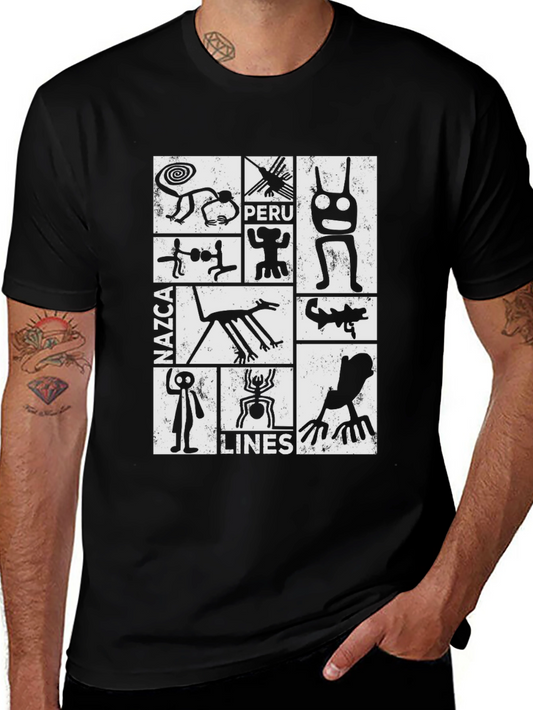 Nazca Lines Peru Graphic T-Shirt