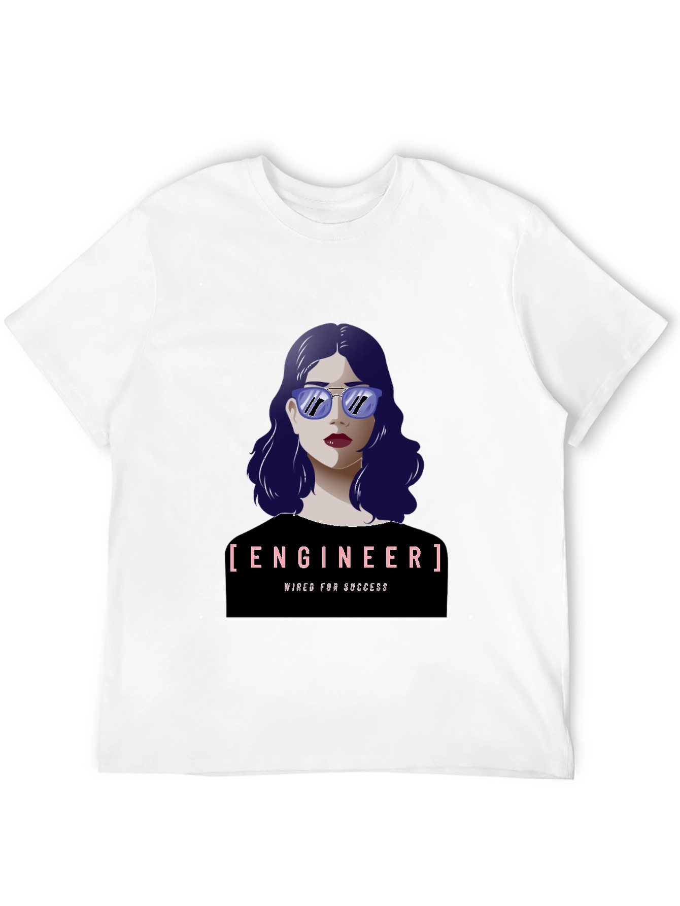 Engineer Woman Graphic Tee - Wired For Success