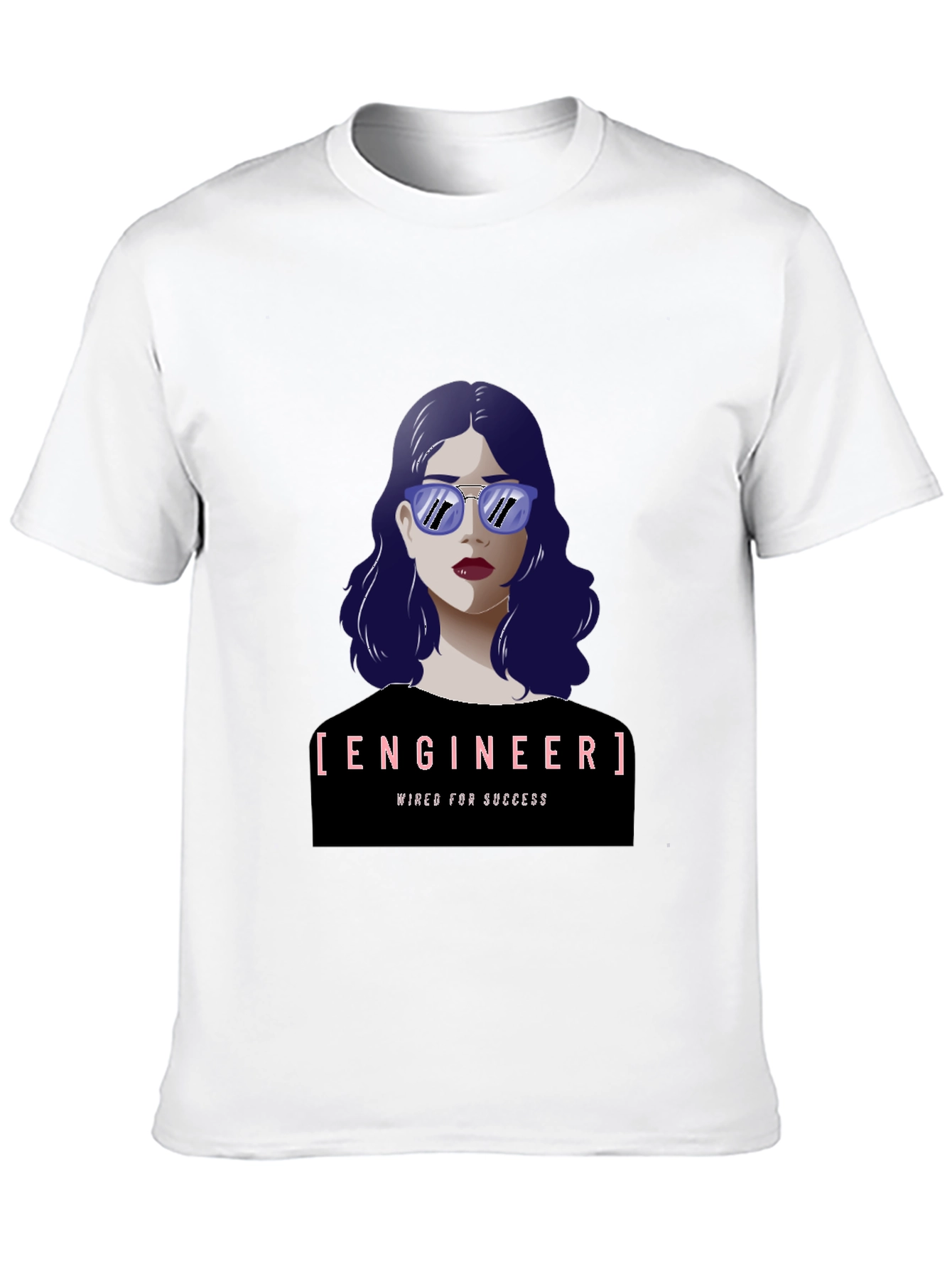 Engineer Woman Graphic Tee - Wired For Success