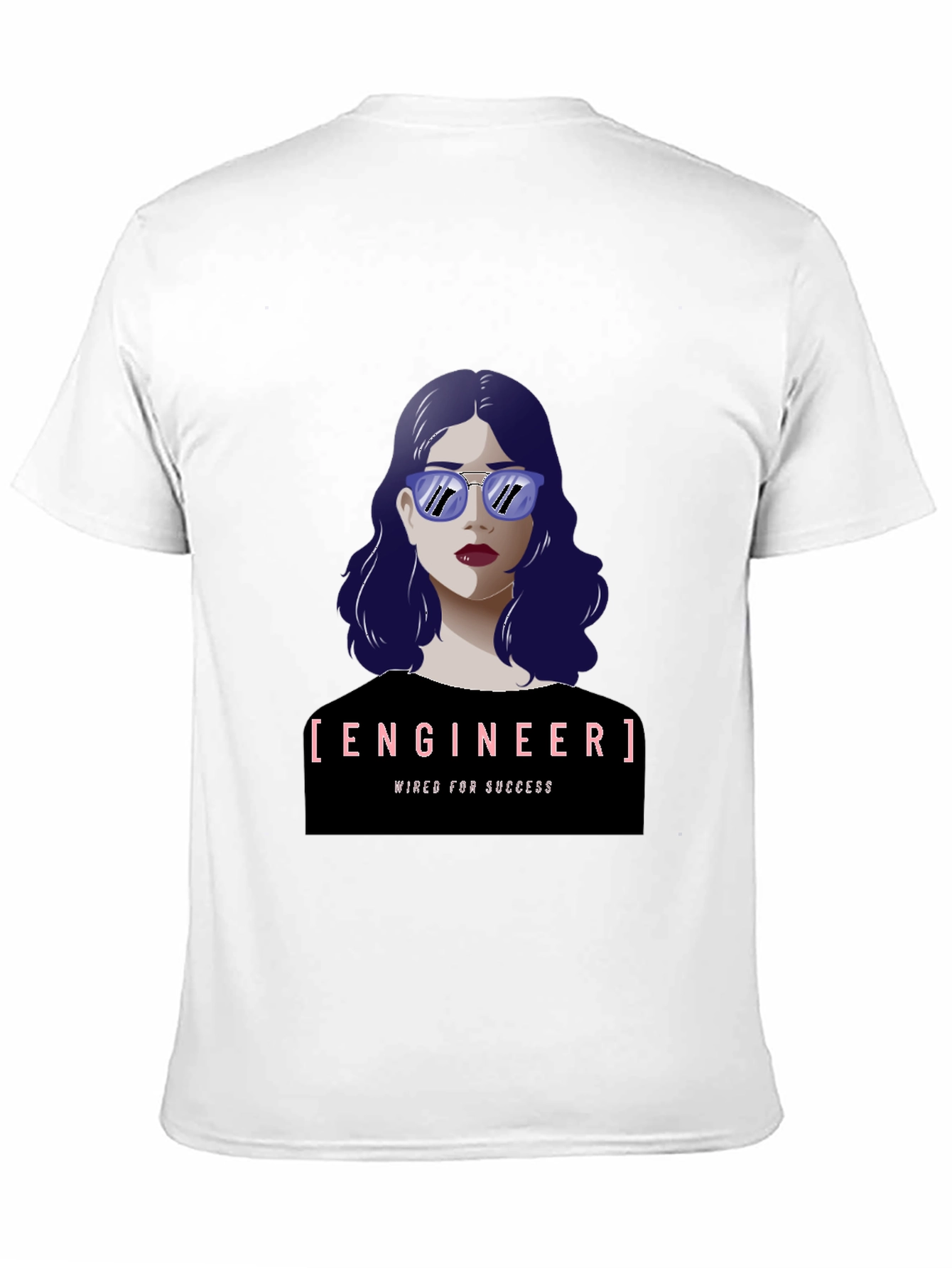 Engineer Woman Graphic Tee - Wired For Success